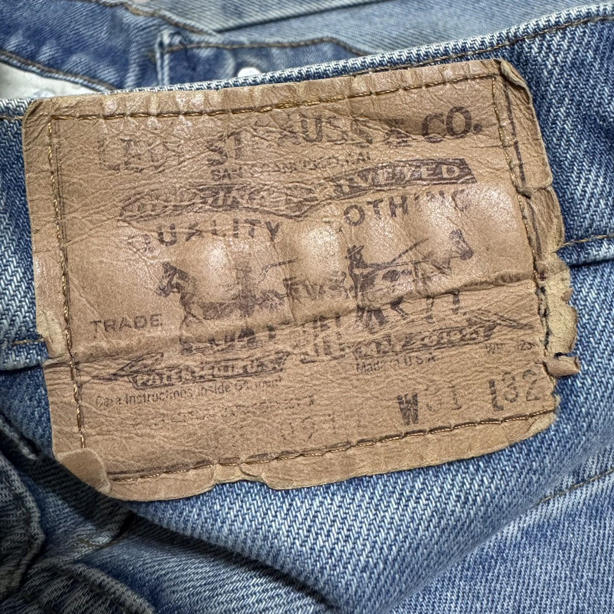 Levi's Vintage Levis 505 Dirty Wash Jeans Size US 30 / EU 46 - 20 Thumbnail