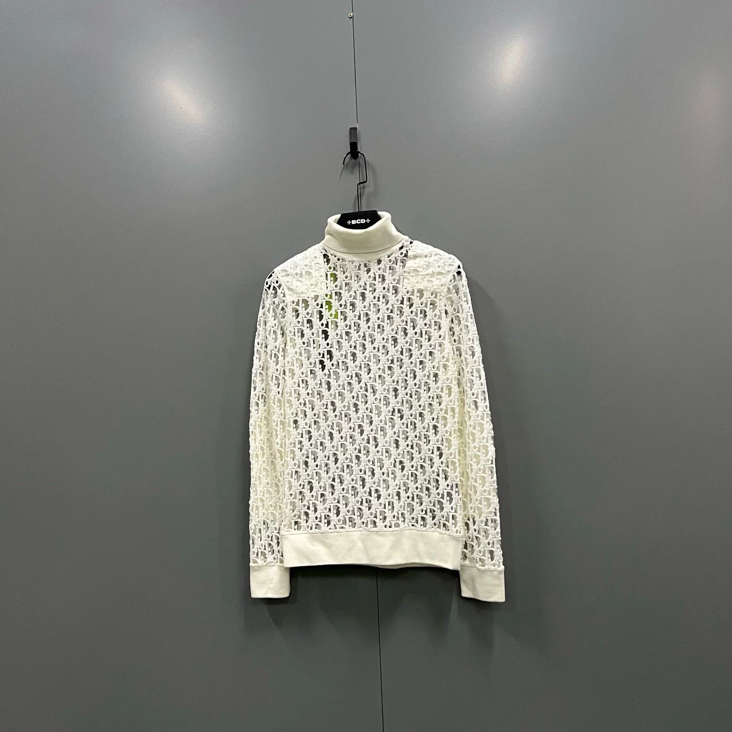 Dior Dior Mesh Monogram Embroidery Turtleneck Size XXS / US 00 / IT 34 - 1 Thumbnail
