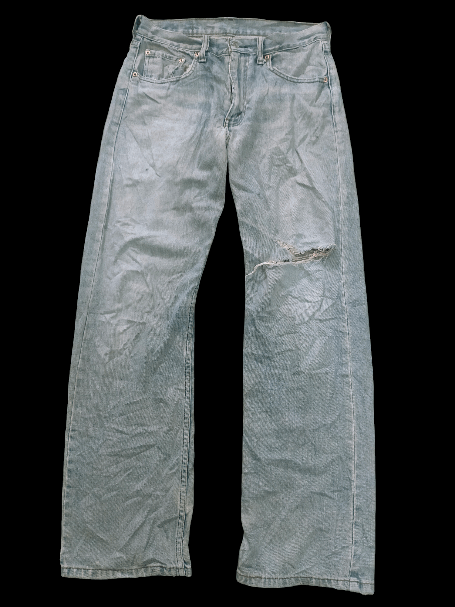 Levi's 🔥 Washed 🔥 Vintage Levis 534 Thrashed Distressed Jeans Size US 31 - 1 Thumbnail