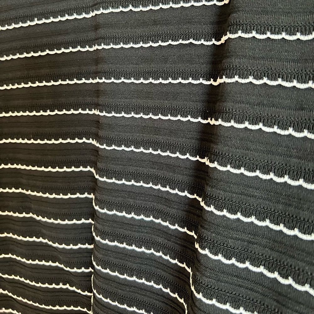 Michael Kors Michael Kors Scalloped-Stripe Sweater Dress Size L / US 10 / IT 46 - 5 Thumbnail