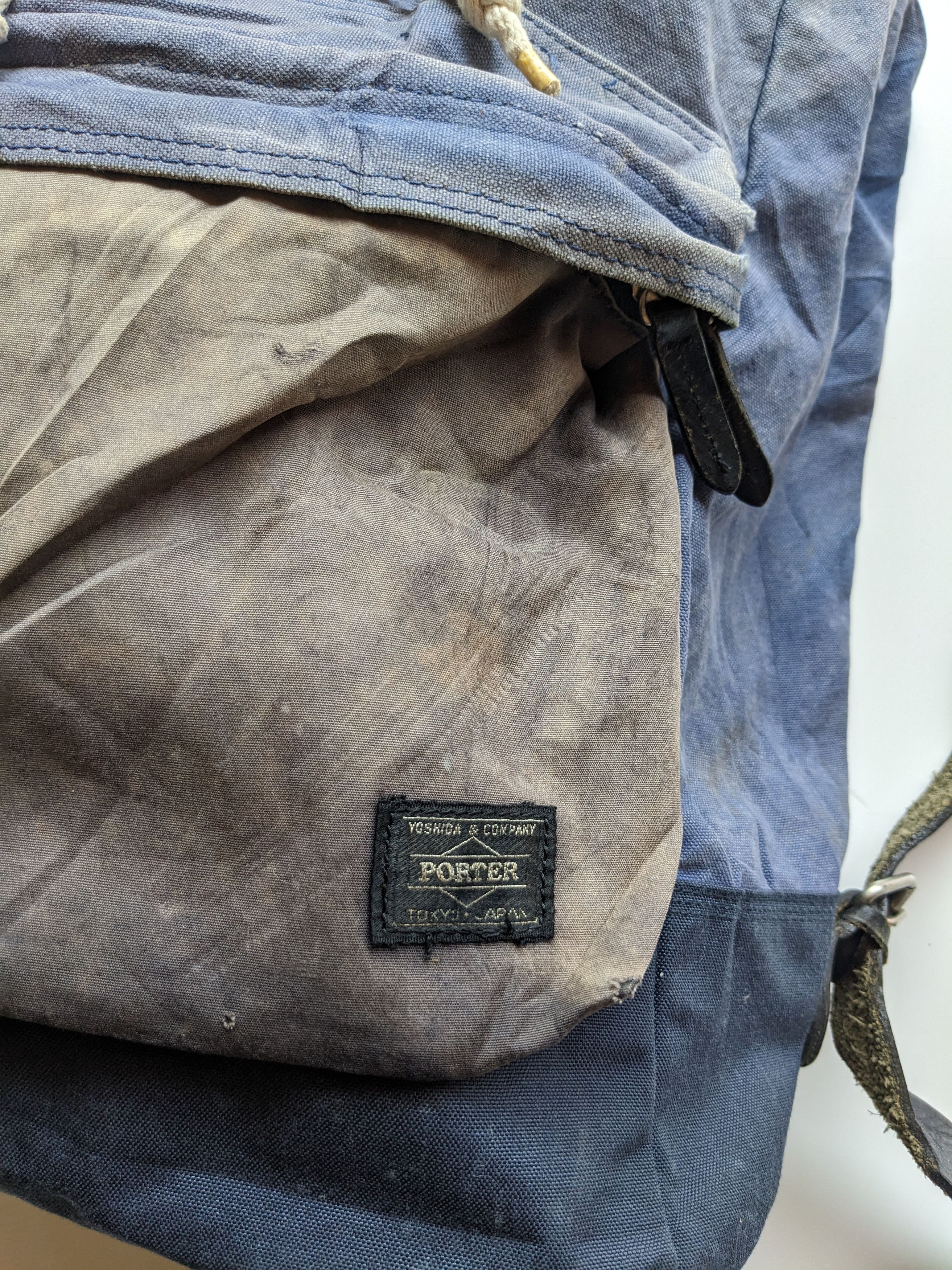 Porter Porter Yoshida 17L Rucksack Canvas Leather Backpack Size ONE SIZE - 3 Thumbnail
