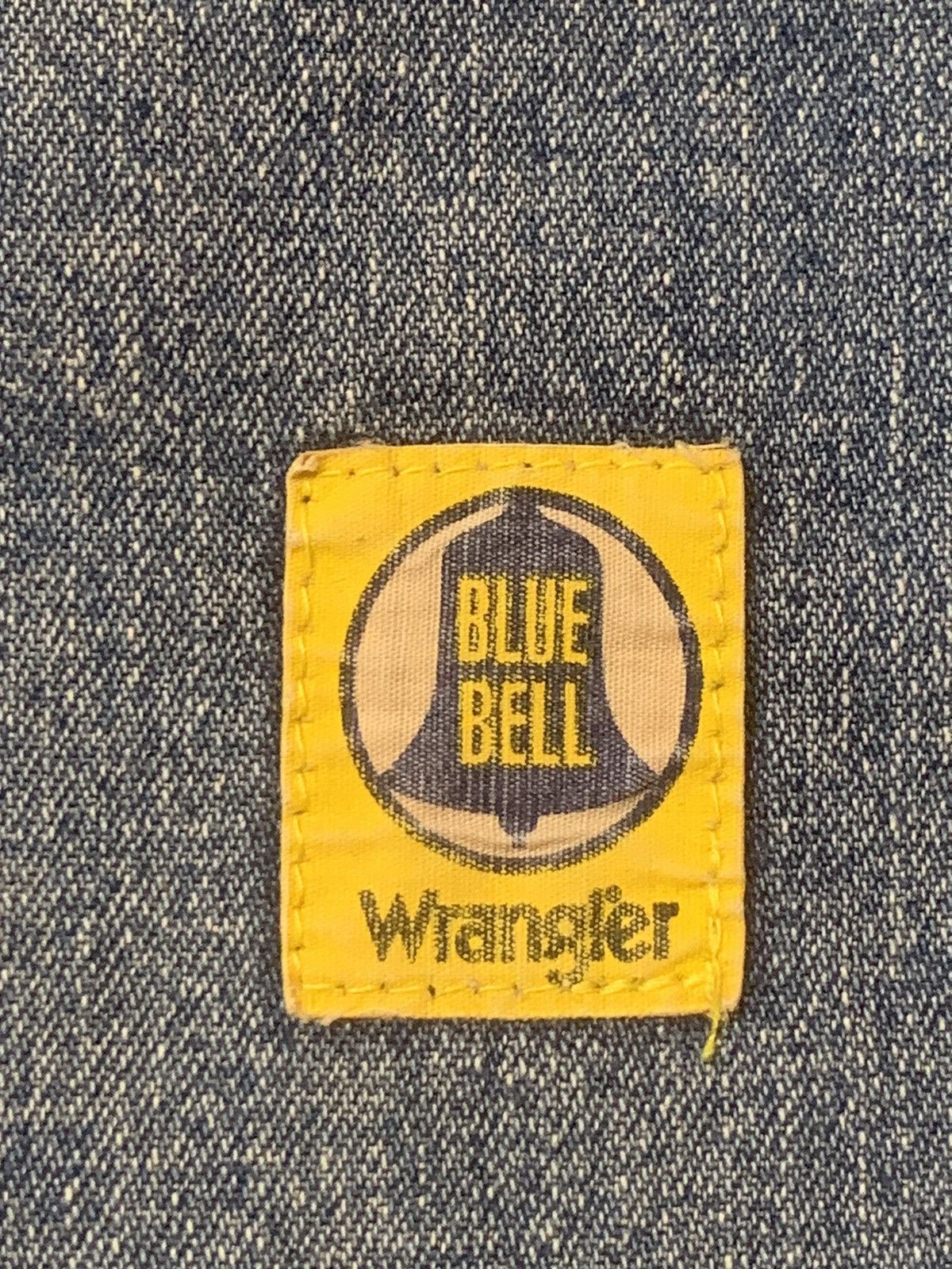 Vintage × Wrangler Rare Design Vintage Wrangler Dungarees Blu Bell Denim Jacket Size US M / EU 48-50 / 2 - 7 Thumbnail