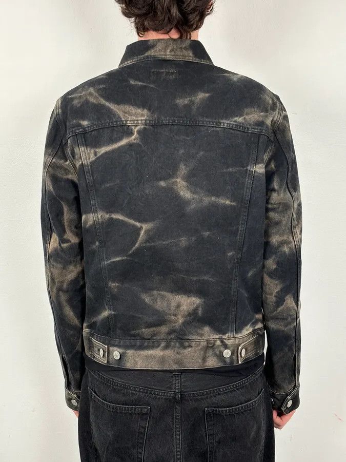 Dries Van Noten Dries Van Noten Grey Cotton Acid Wash Denim Jacket Size US L / EU 52-54 / 3 - 3 Thumbnail