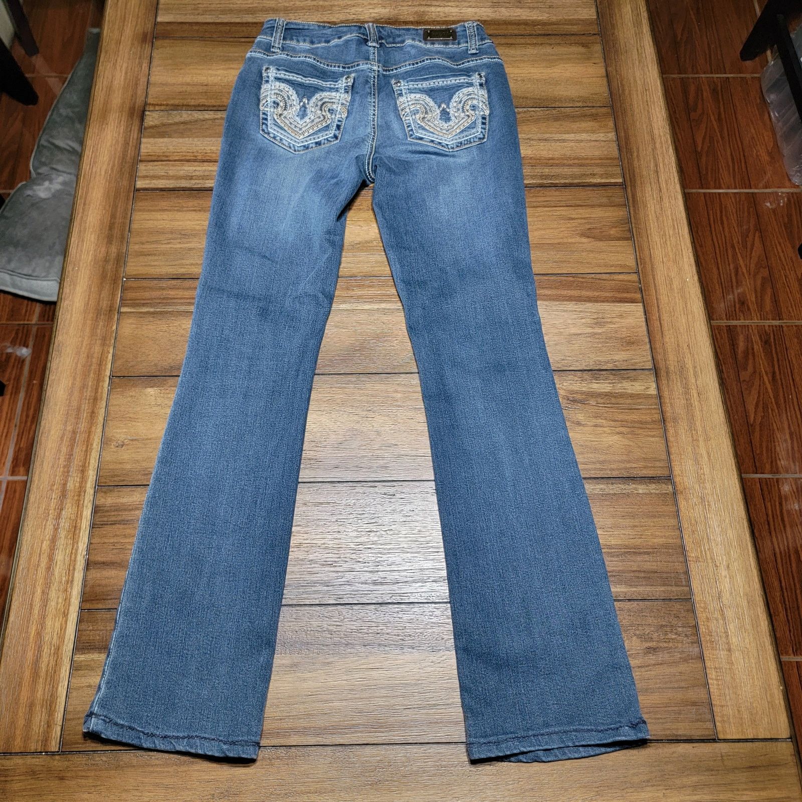 Other Wired Heart Straight Stretch w/ Embroidered Pockets -Size 26 Size 28" / US 6 / IT 42 - 1 Thumbnail