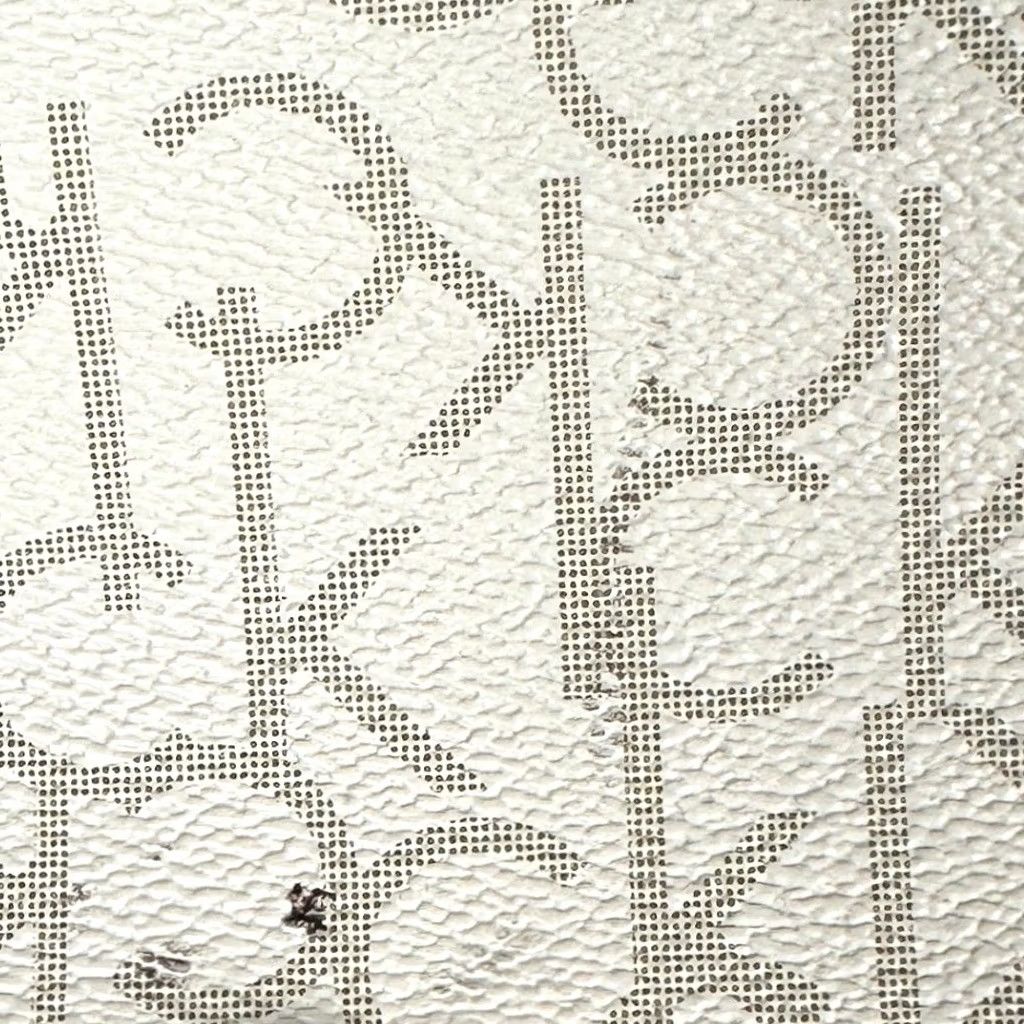Calvin Klein Calvin Klein Tote Bag Monogram CK Logo Chain Strap Cream Tan Pouch Shoulder Bag Womens Medium Size ONE SIZE - 6 Thumbnail