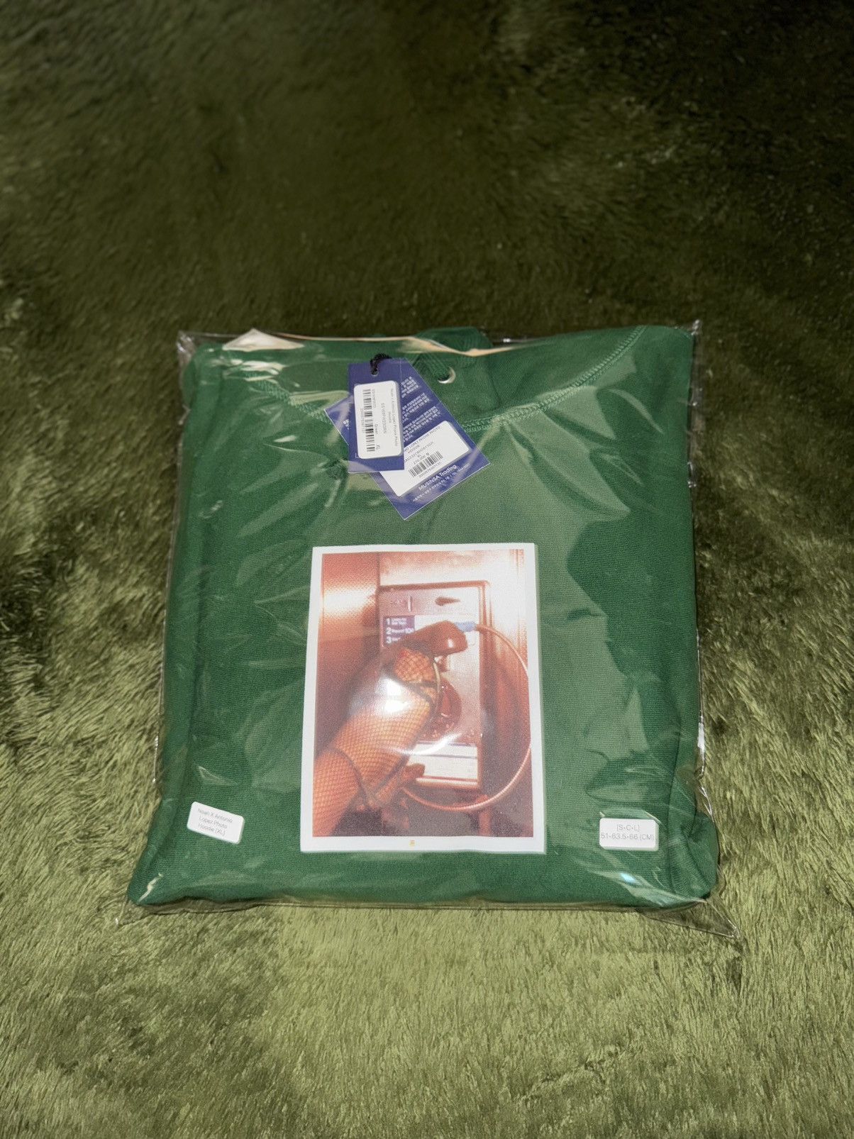 Noah [XL] NOAH x Antonio Lopez Collaboration Photo Hoodie Green Size US XL / EU 56 / 4 - 12 Thumbnail