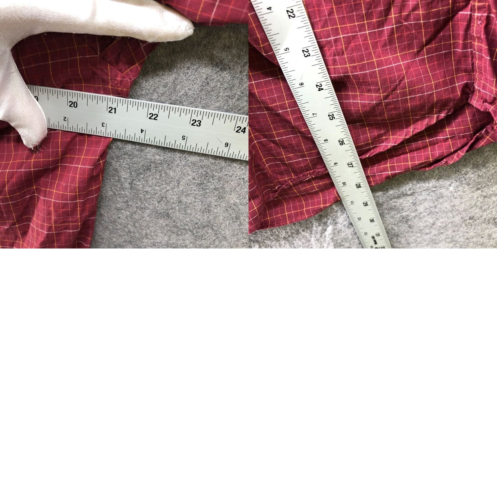 J.Crew J. Crew Slim Untucked Long Sleeve Shirt Men M Red Grid Plaid Button Down Organic Cotton Spandex Shirt Size US M / EU 48-50 / 2 - 8 Thumbnail