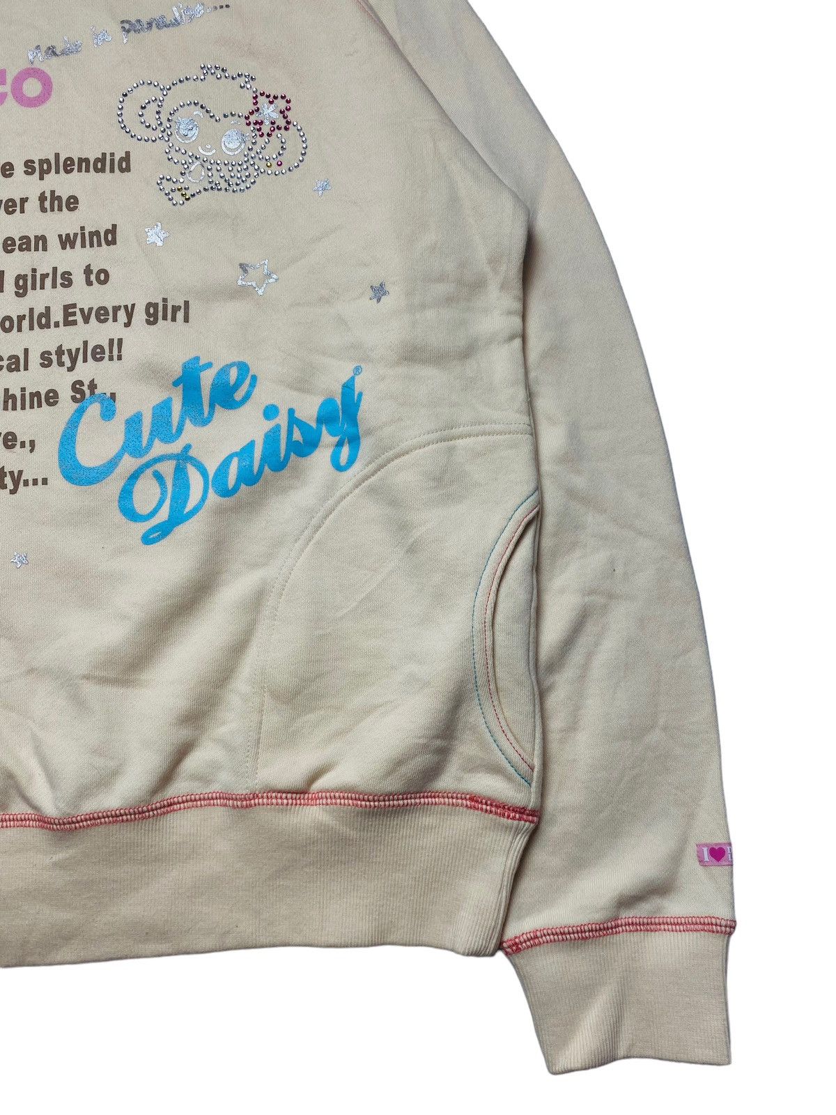 Angel Blue 2000s Daisy Lovers - Cute Daisy Poem Sweatshirt Size US L / EU 52-54 / 3 - 5 Thumbnail