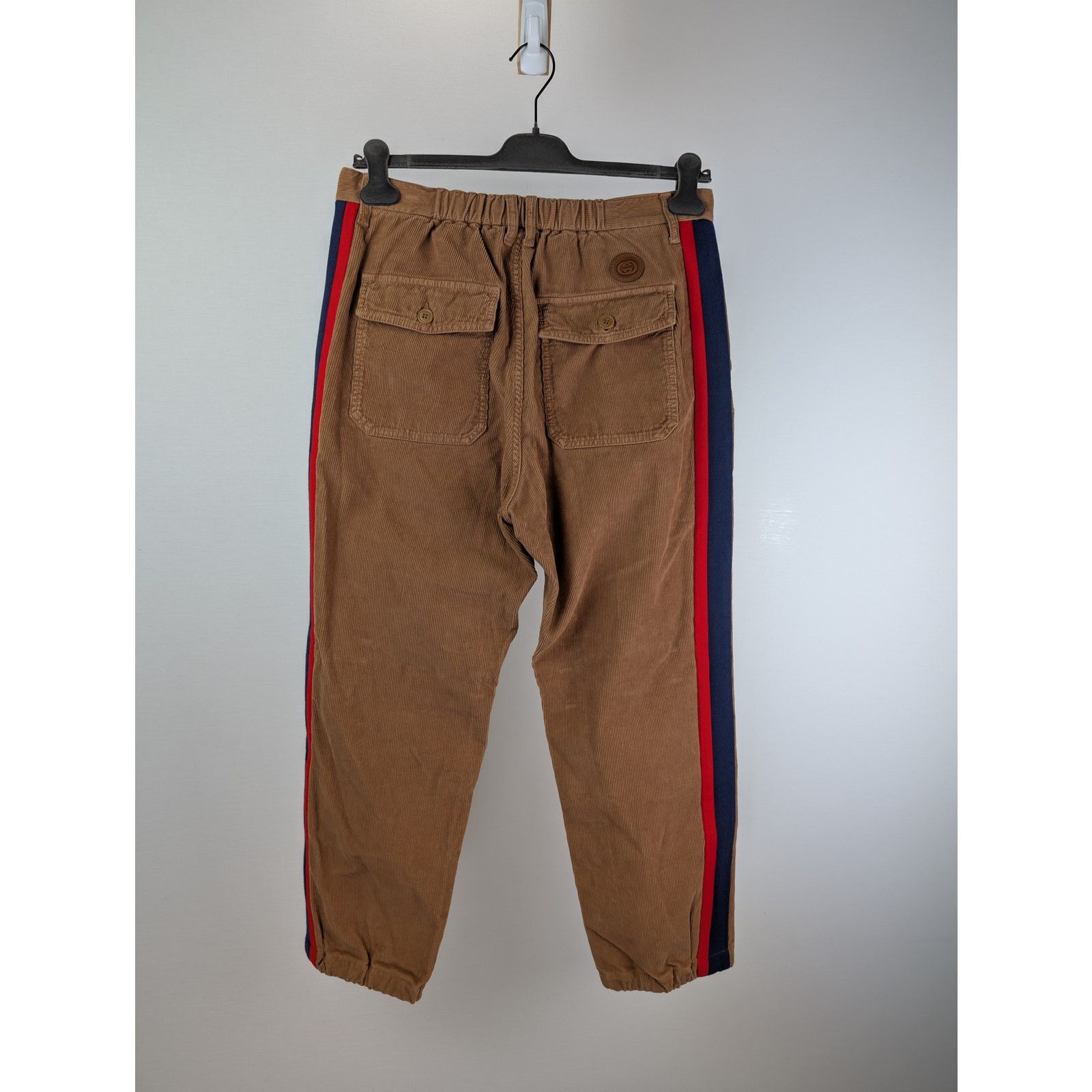 Gucci o1rshd1 Dyed Wash Velvet W/Melton Pant in Vintage Camel Size US 34 / EU 50 - 9 Thumbnail