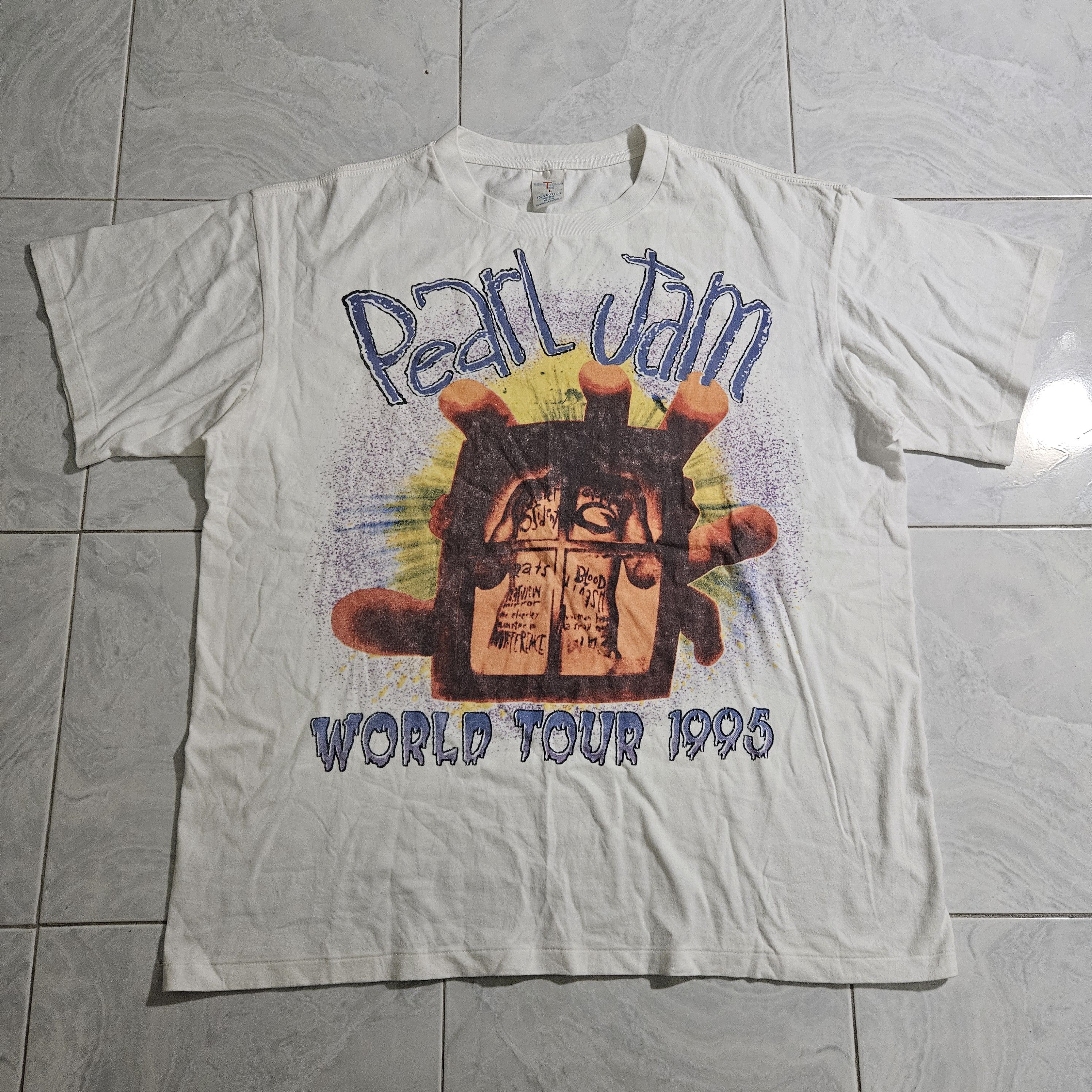 Vintage Vintage Pearl Jam Nervous 70 Percent Water Deadstock T