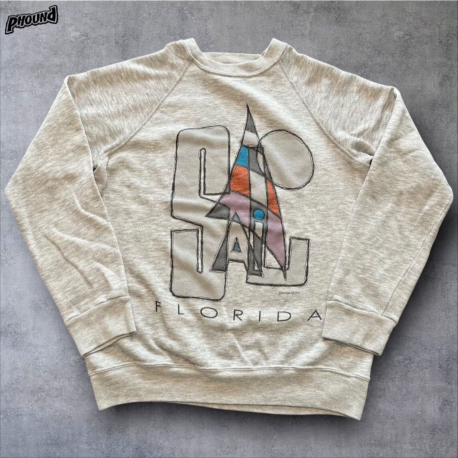 Vintage Vtg Sail Florida Sailing Ship Sweatshirt USA M Rare Thin Size US M / EU 48-50 / 2 - 1 Thumbnail