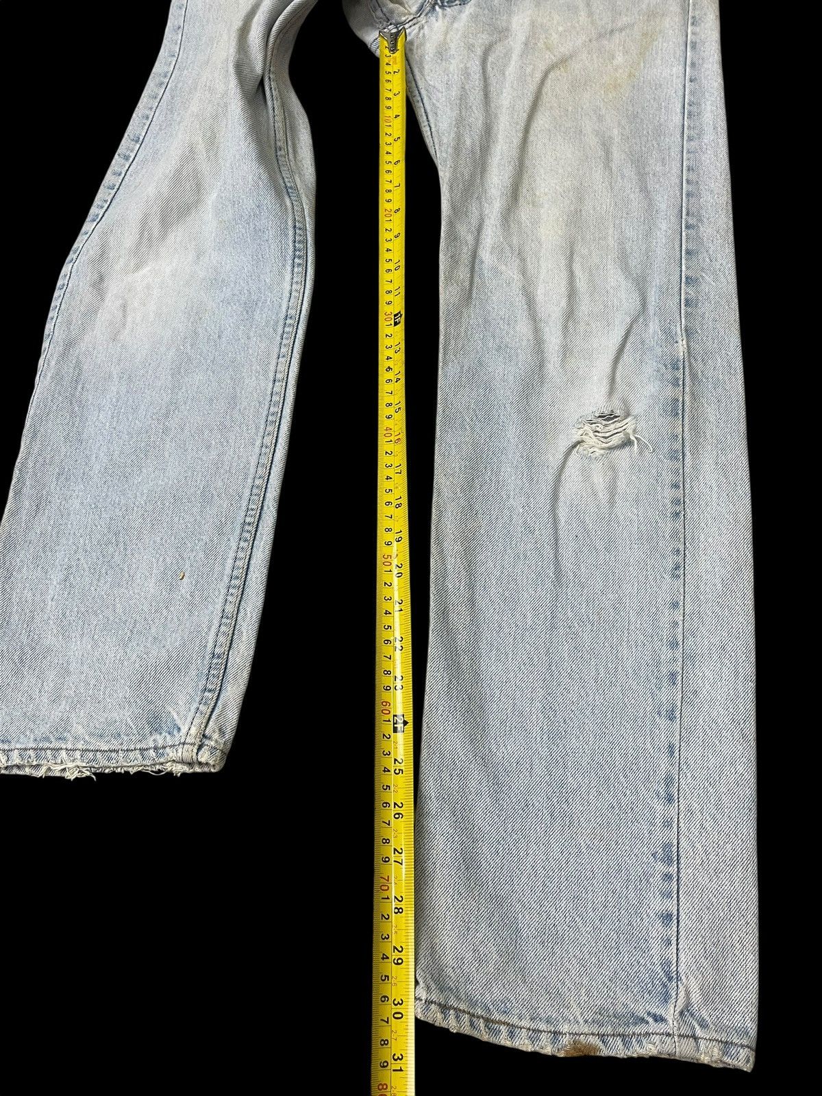 Levi's Vintage Levi’s 550 Jeans Orange Tab Faded Distressed Size US 33 - 9 Thumbnail