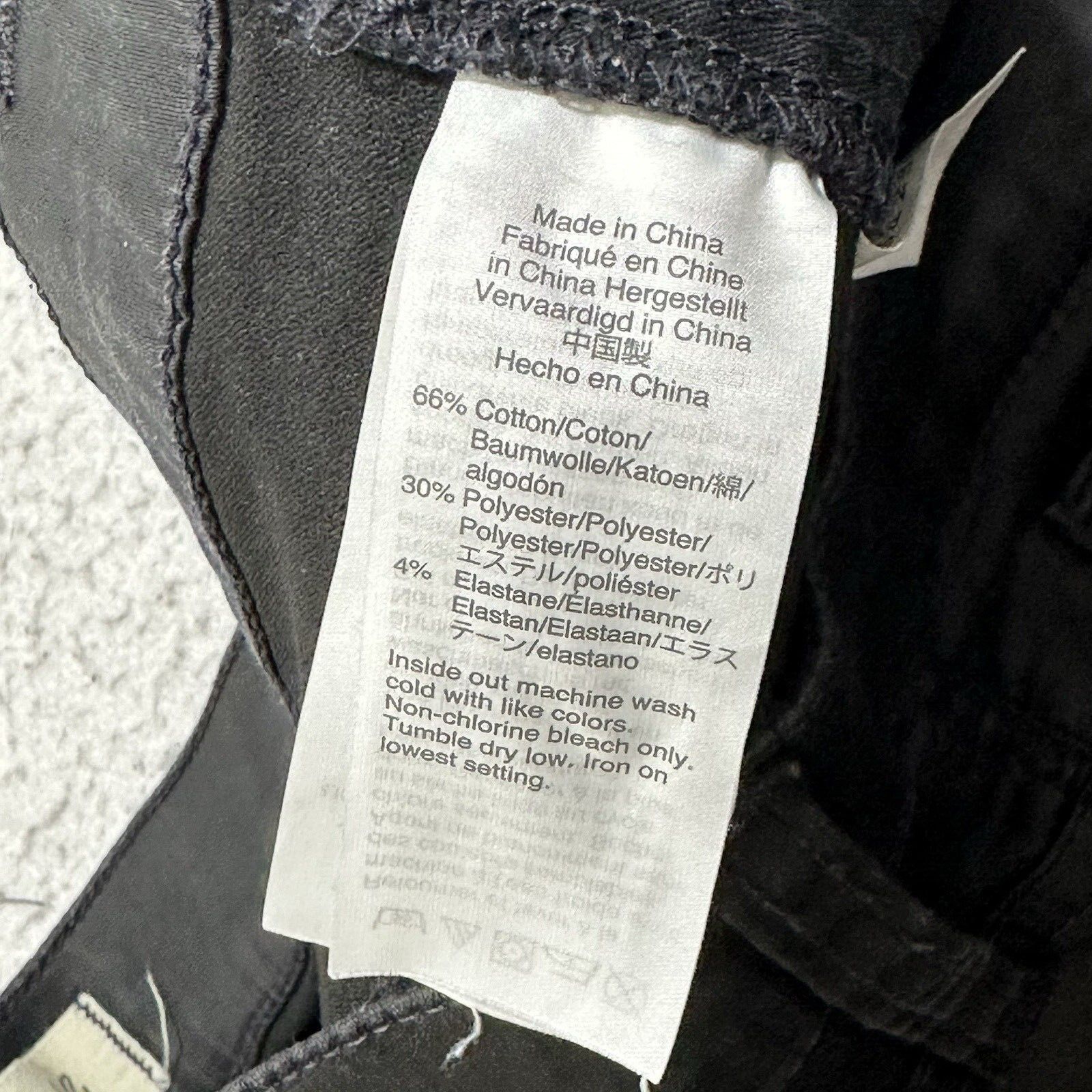 Madewell Madewell Women's 32 Black 10" High-Rise Skinny Jeans Coated Size 32" / US 10 / IT 46 - 7 Thumbnail