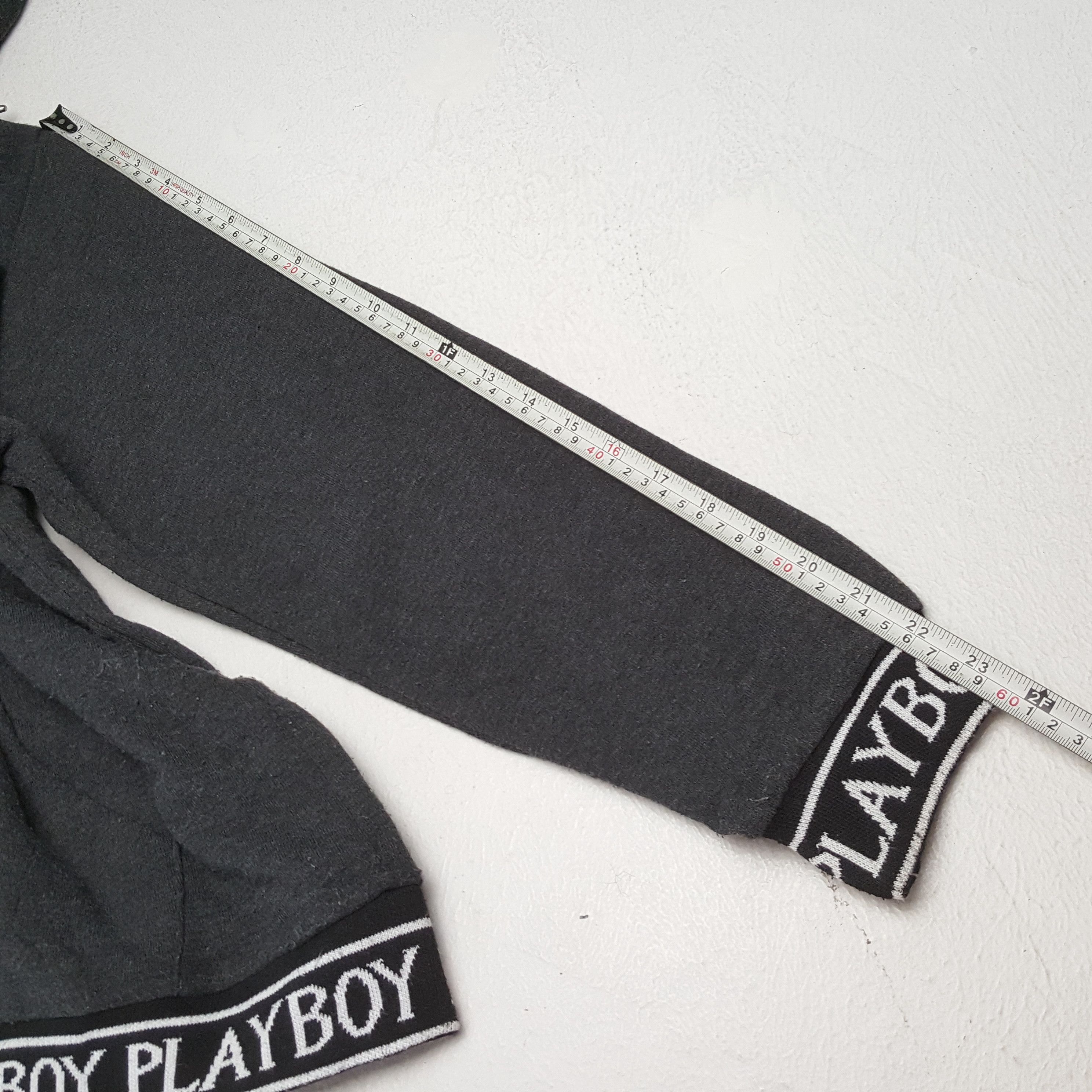 Playboy × Vintage Vintage PLAYBOY Fashion Brand Zipper Hoodies Size US S / EU 44-46 / 1 - 6 Thumbnail