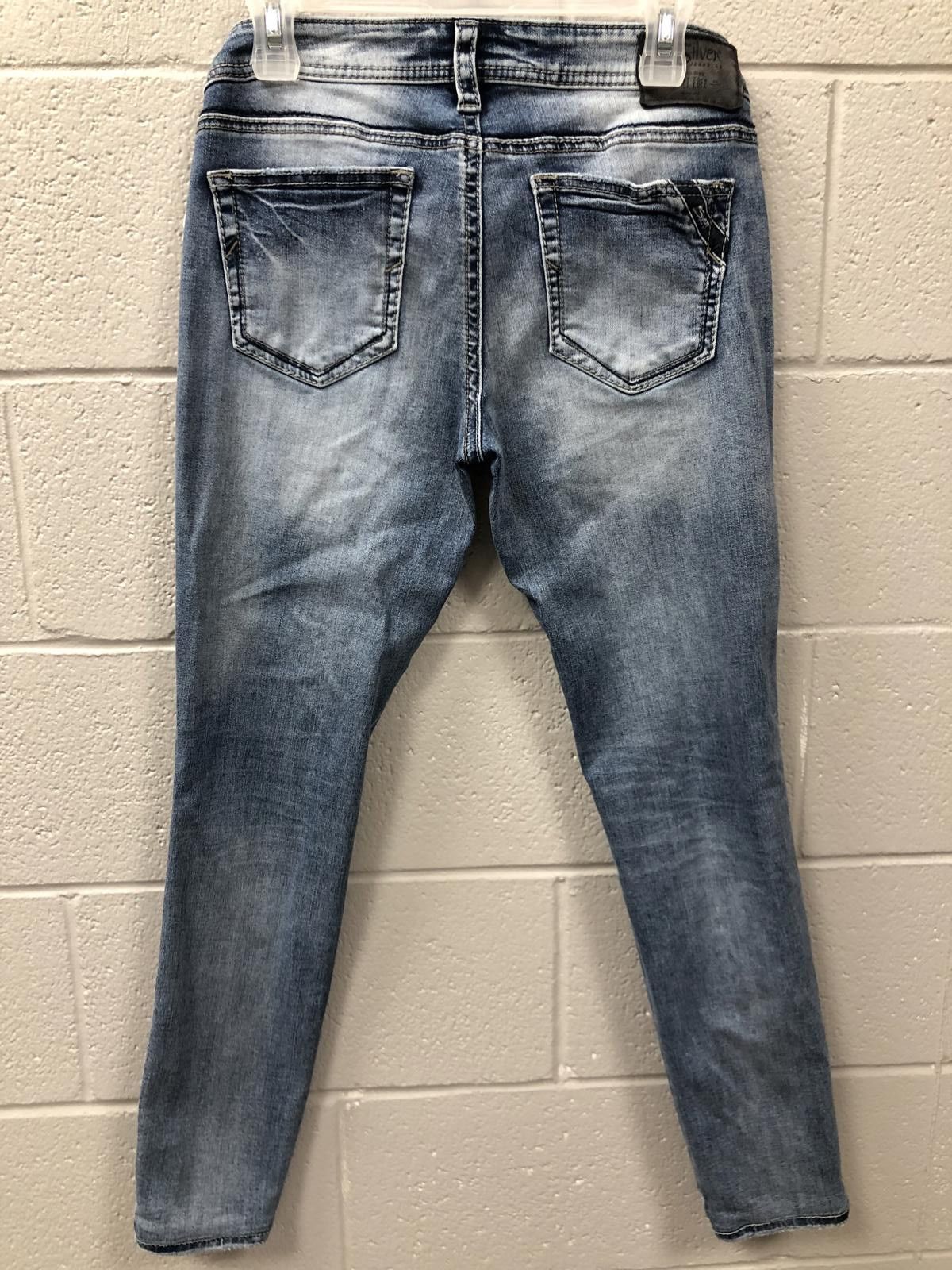 Silver Jeans Co. Silver Jeans Co. Denim Motion Women's Slim Fit Jeans Size 28" / US 6 / IT 42 - 6 Thumbnail