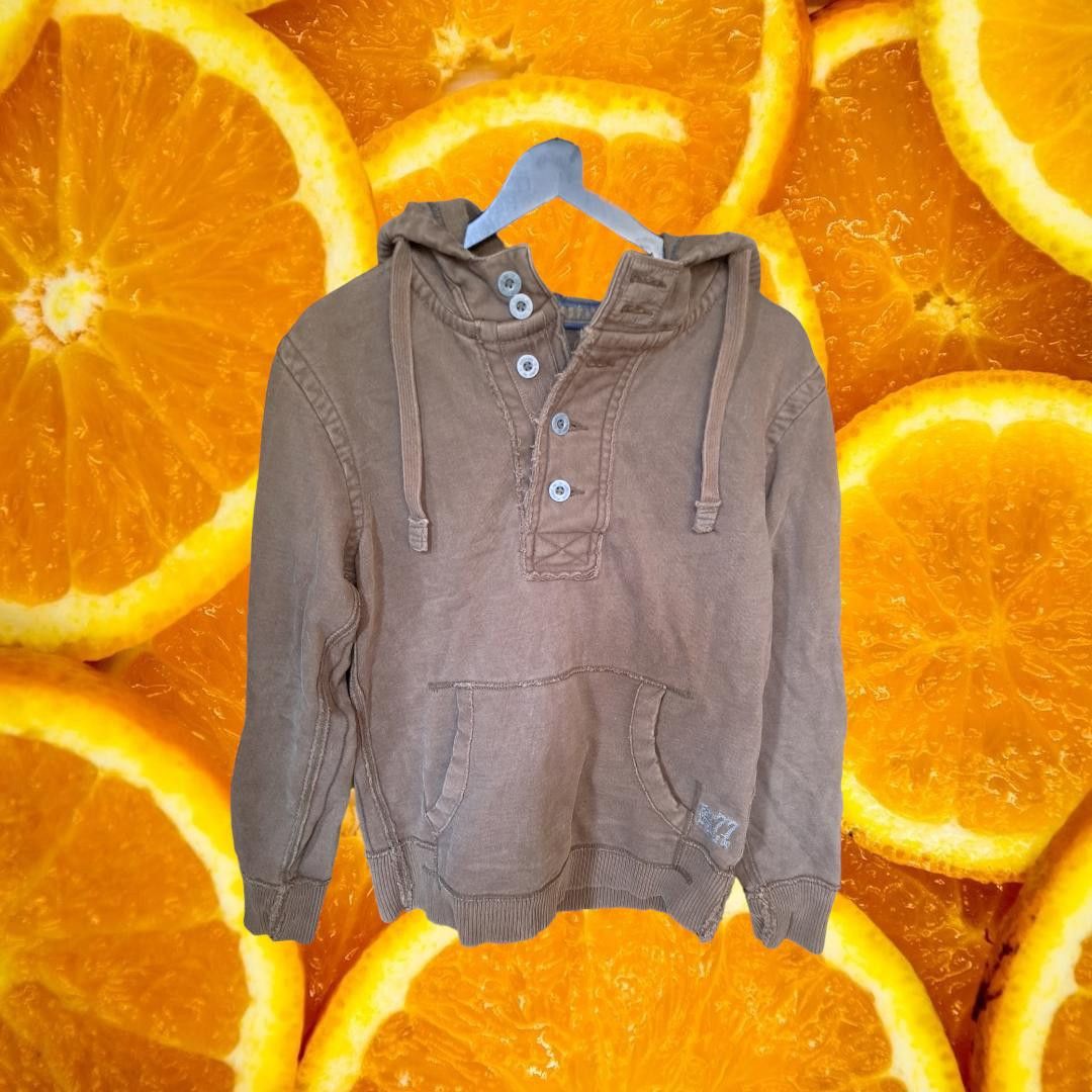 Other American Eagles Outfitters Brown 1/4 Button Hoodie Size S Size US S / EU 44-46 / 1 - 1 Thumbnail