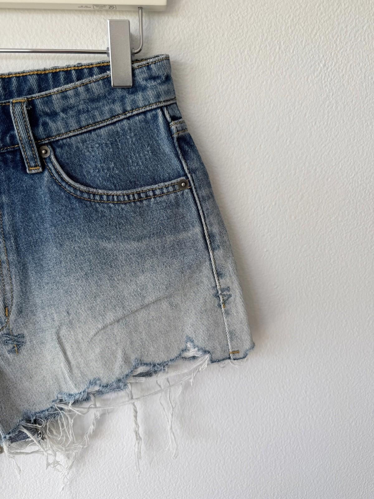 Ksubi new ksubi womens denim kali shorts glacier blue 26 8 s Size 26" / US 2 / IT 38 - 3 Thumbnail