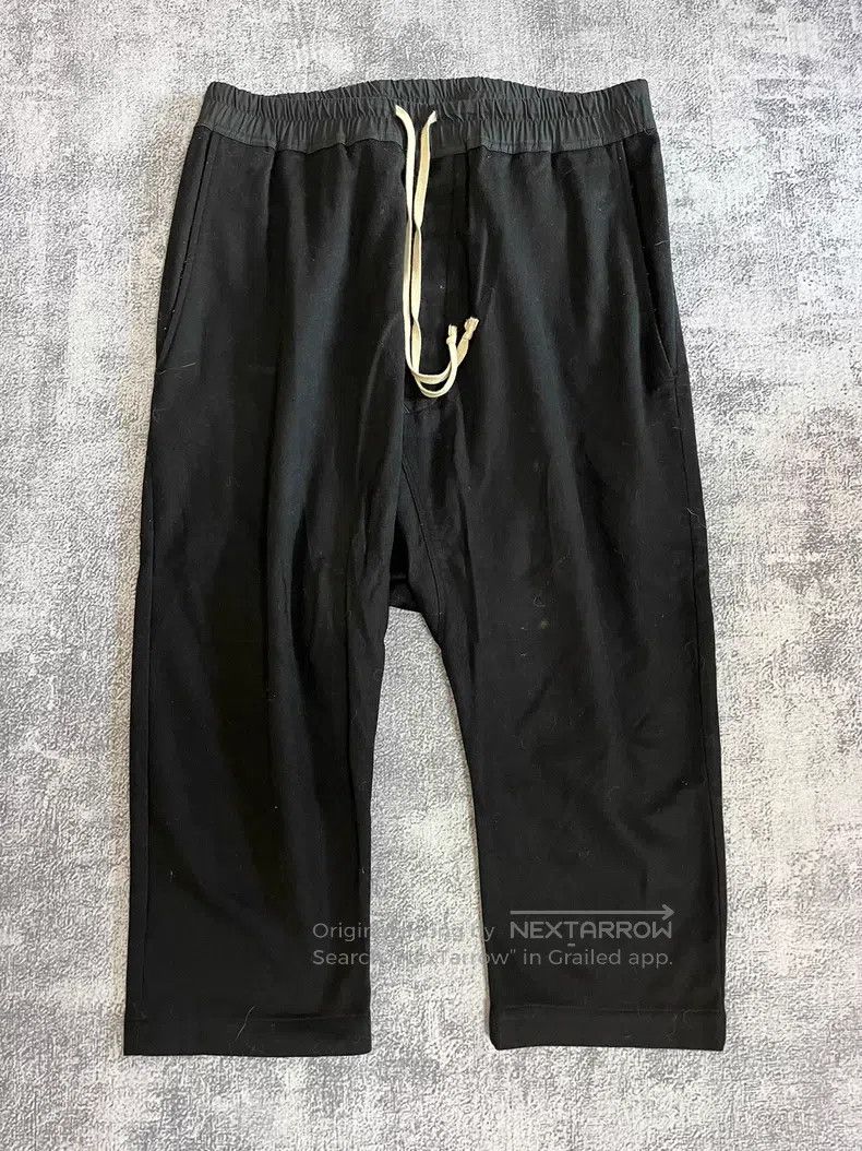 Rick Owens Rick Owens Black wool cropped pants Size US 40 / EU 56 - 1 Thumbnail