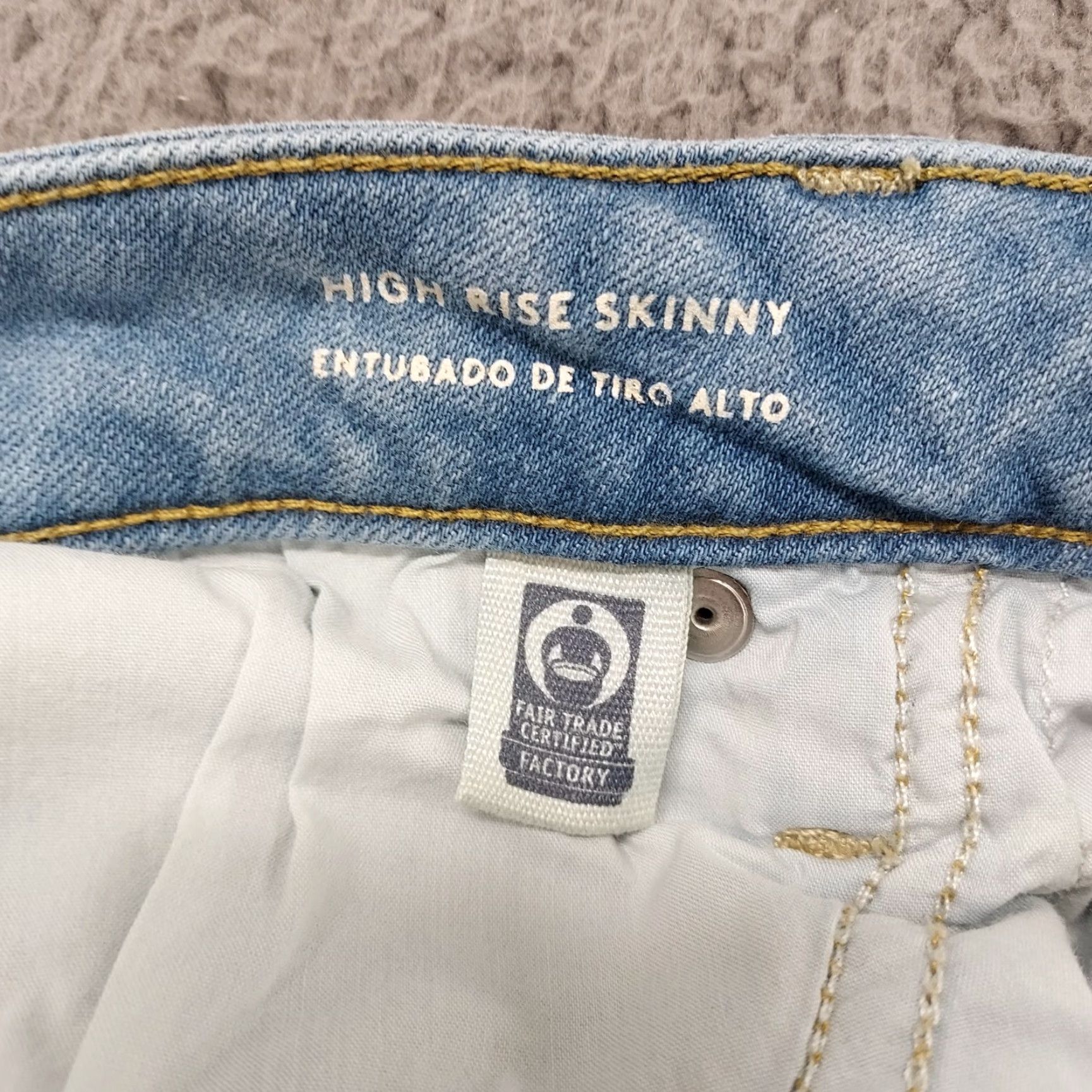 Vintage VINTAGE Universal Thread Jeans Womens Size 8/29R Blue Denim High Rise Skinny Size 30" / US 8 / IT 44 - 4 Thumbnail