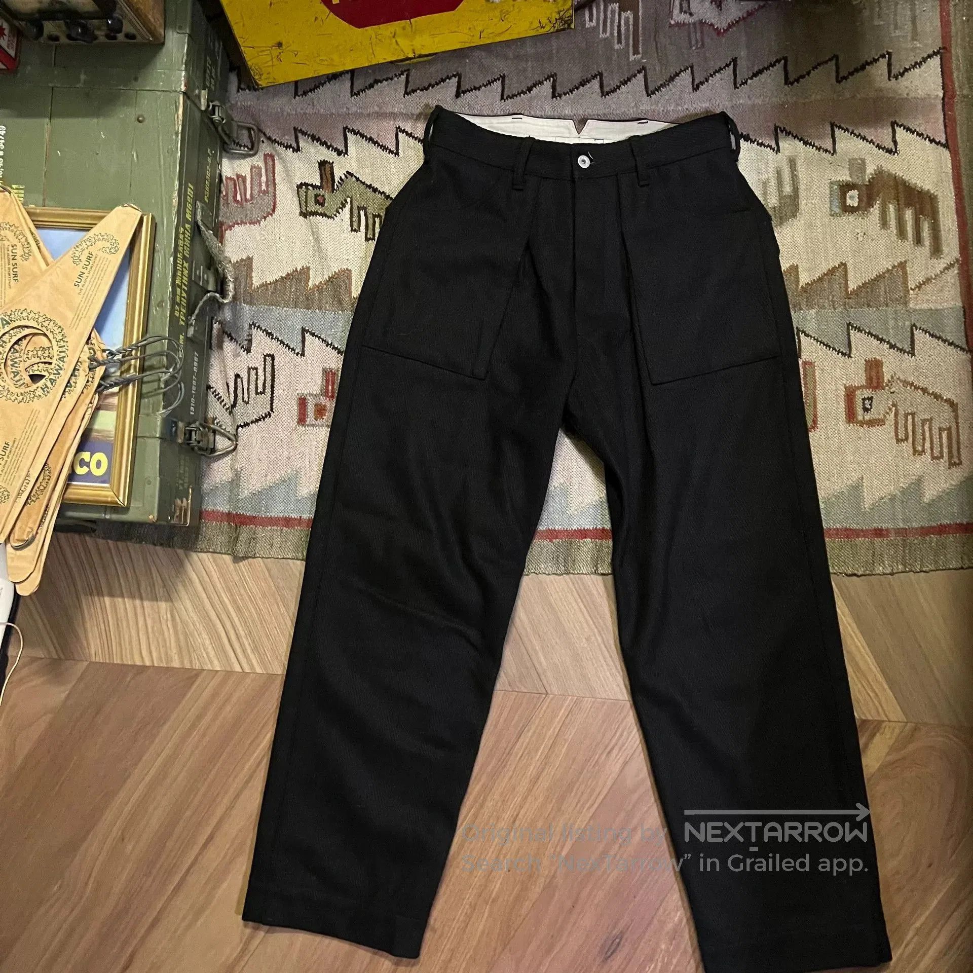 Vintage Black Willow Pants for Stylish Outfits. Size US 32 / EU 48 - 3 Thumbnail