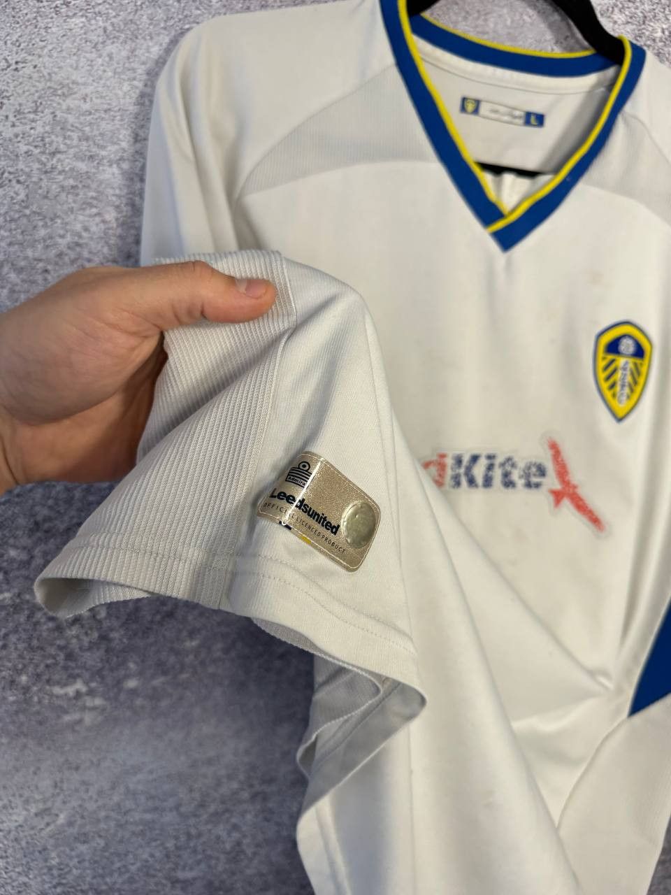 Vintage KANDOL Leeds United 2007/08 Admiral Soccer Jersey Size US L / EU 52-54 / 3 - 13 Thumbnail
