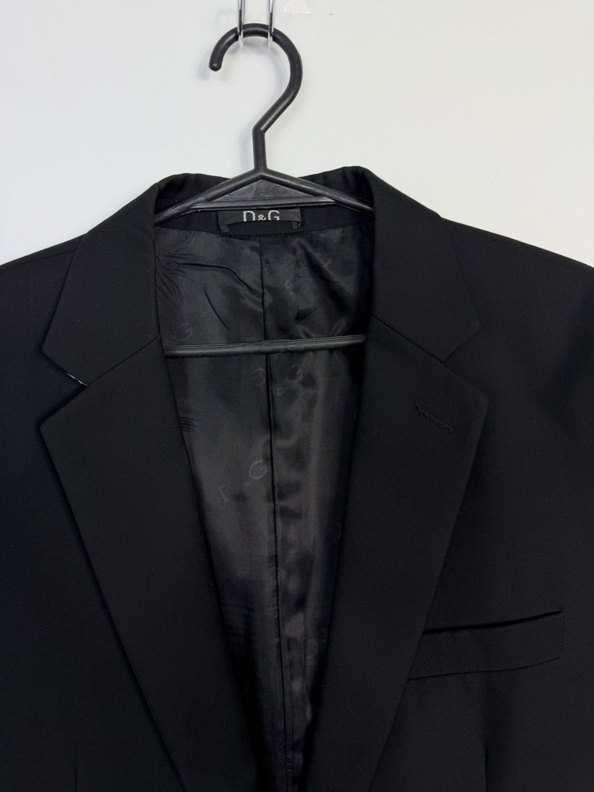 Dolce & Gabbana Elegant Dolce & Gabbana Black Jacket with Logo Buttons Size US L / EU 52-54 / 3 - 3 Thumbnail