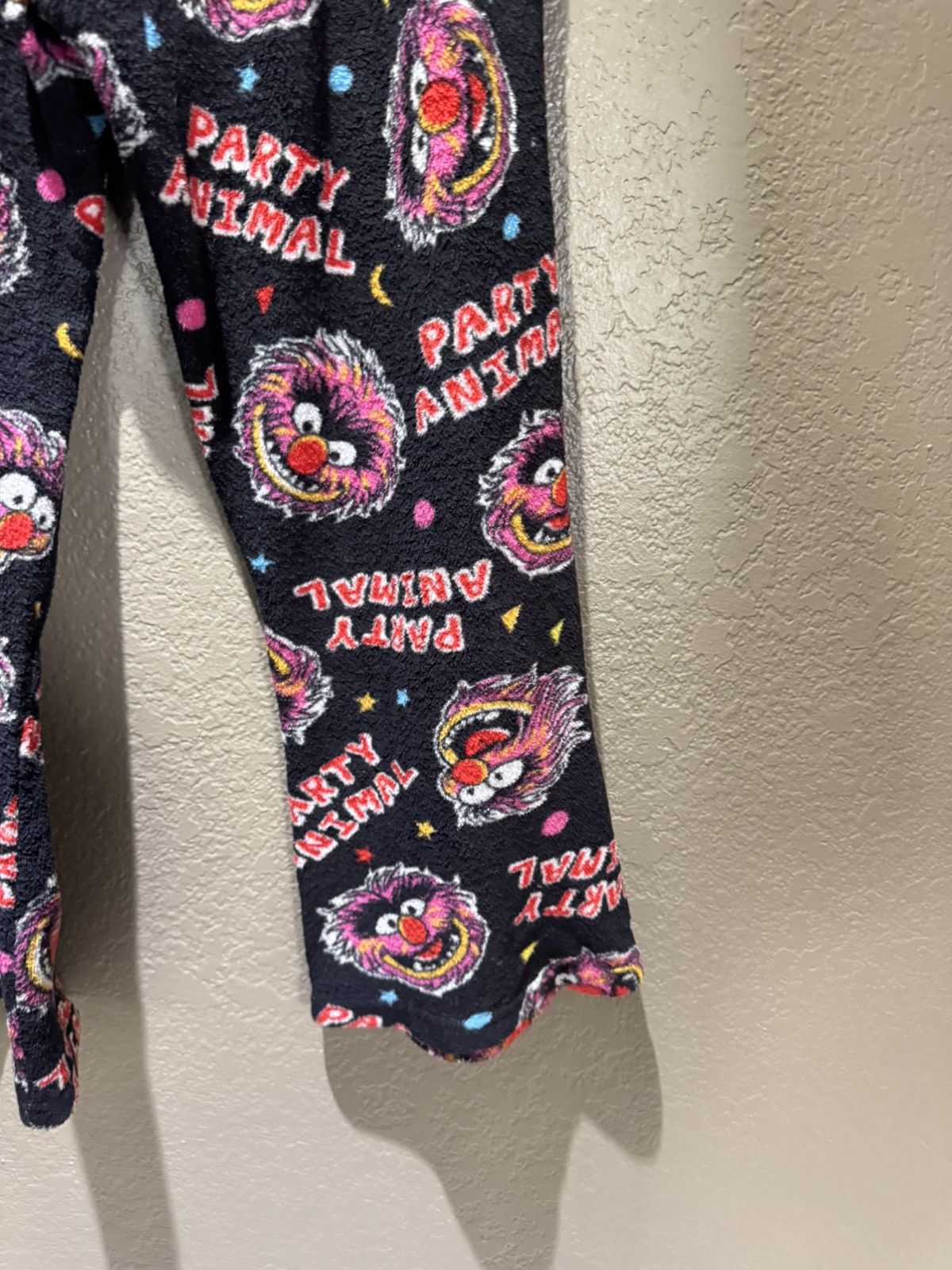 Other Muppets Party Animal Pajama Pants Black and Red Size US 30 / EU 46 - 8 Thumbnail