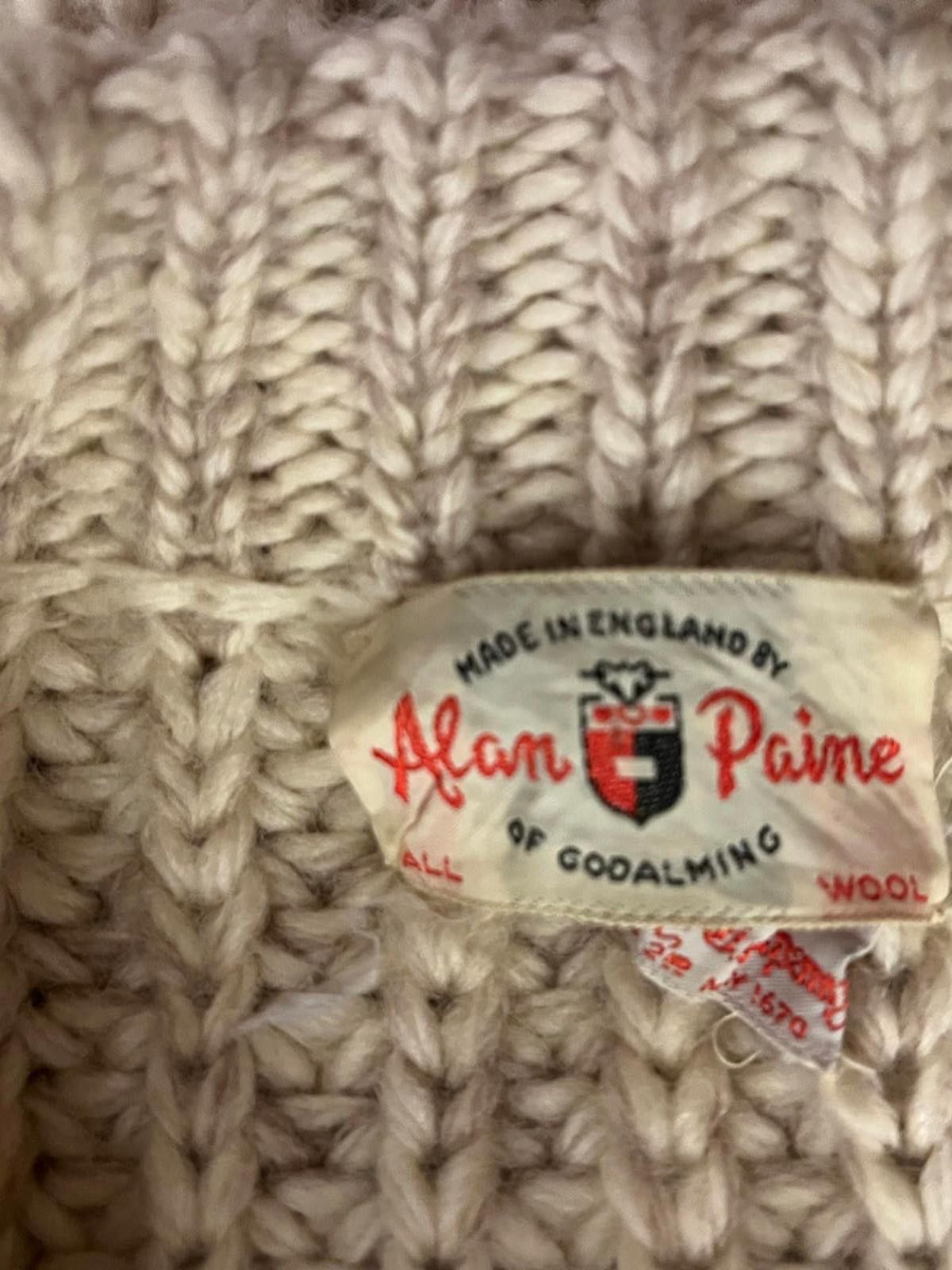 Alan Paine Vintage Alan Paine Classic Wool Knit Sweater Size L / US 10 / IT 46 - 3 Thumbnail
