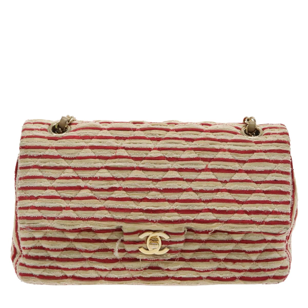 Chanel Timeless Beige Canvas Shoulder Bag (Pre-Owned) Size ONE SIZE - 1 Thumbnail