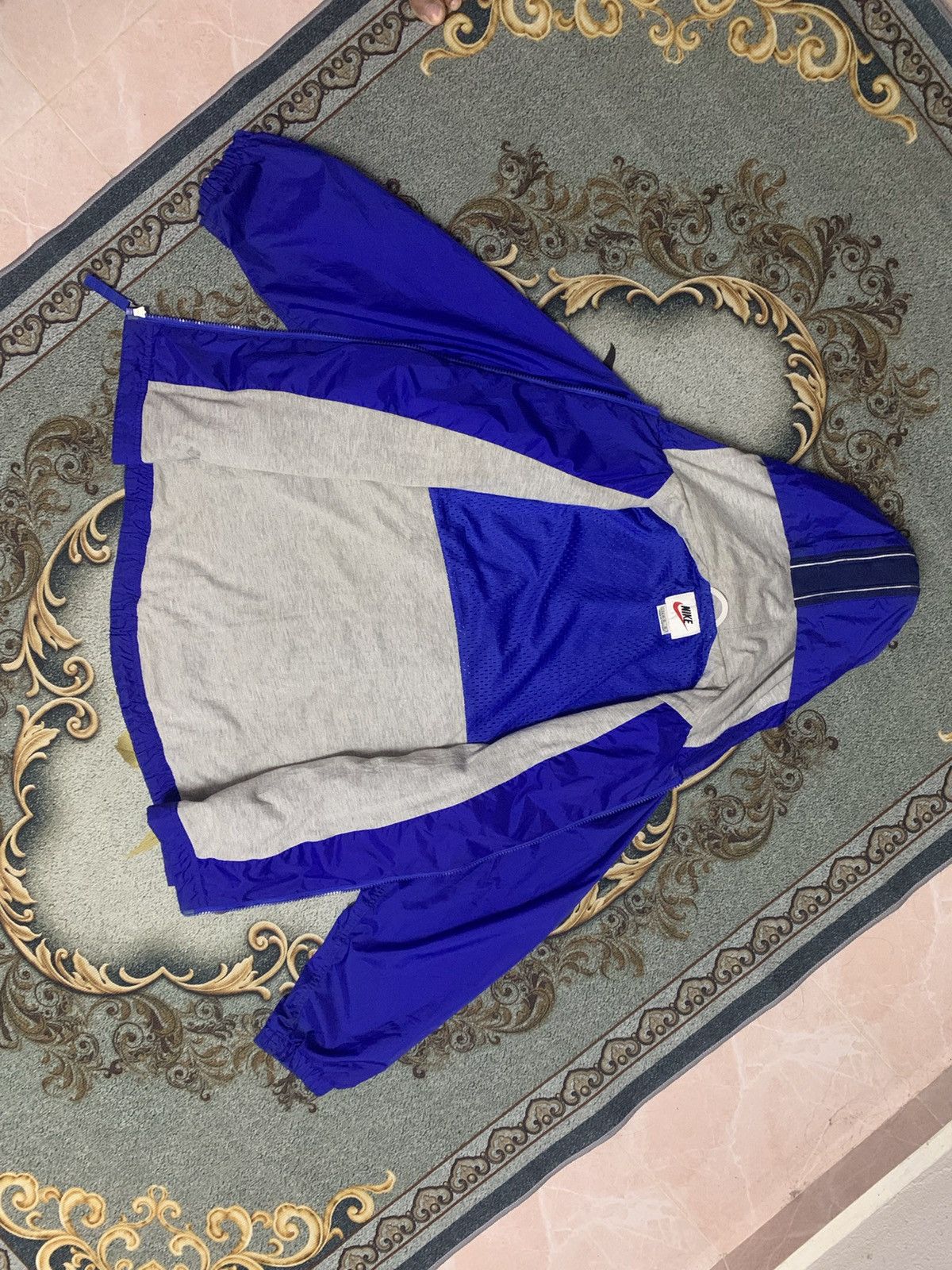 Nike Vintage 90 Nike Youth Fleece-Lined Hooded Windbreaker Jacket Size US L / EU 52-54 / 3 - 5 Thumbnail