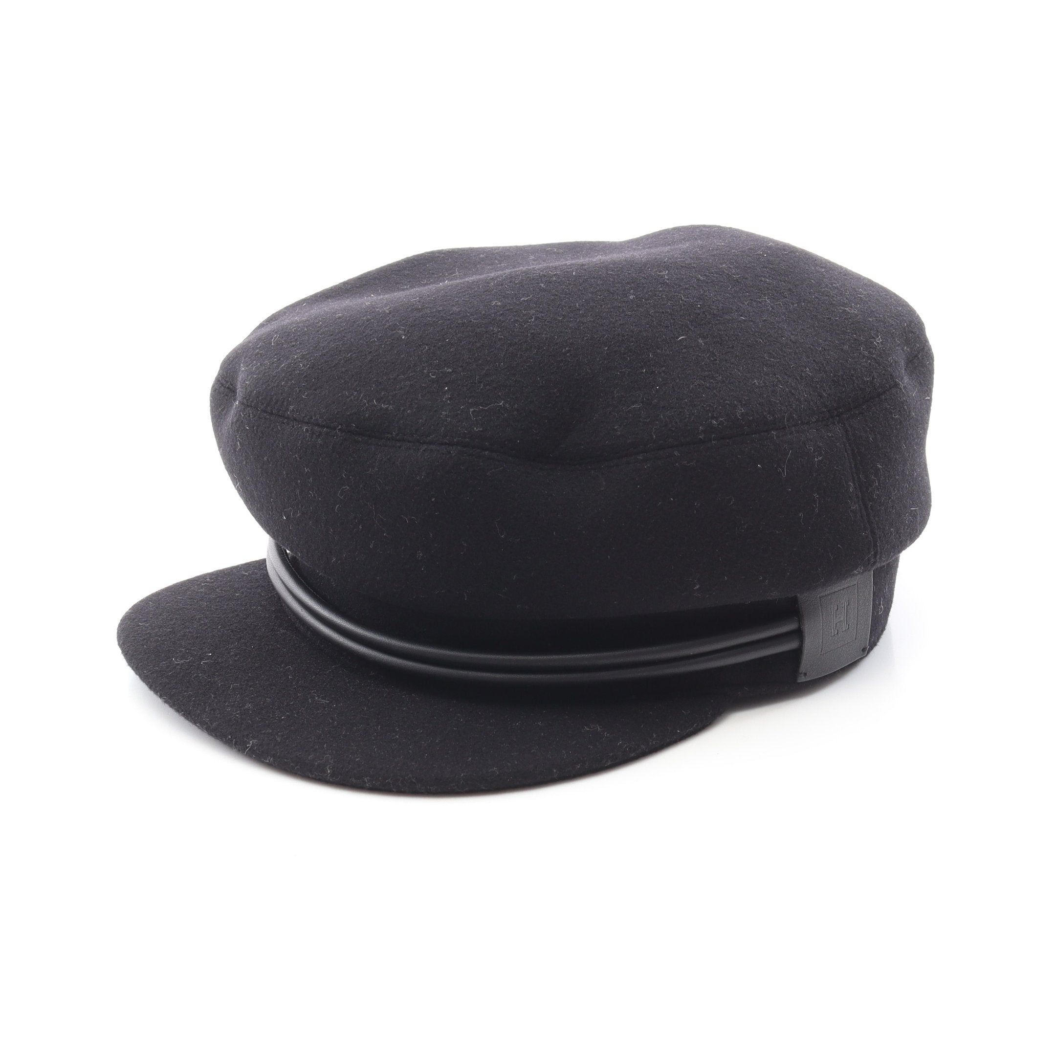 Hermes Hermes Casquette Hat Wool Black Size ONE SIZE - 1 Thumbnail