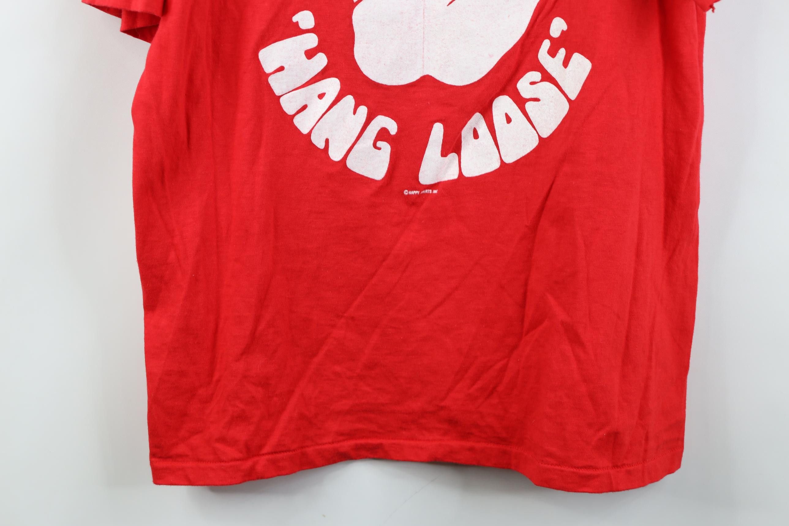 Vintage Vintage 80s Streetwear Surfing Hawaii Hang Loose T-Shirt USA Size US L / EU 52-54 / 3 - 12 Thumbnail