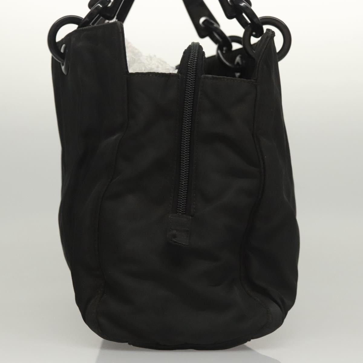 Prada PRADA Hand Bag Nylon Black Silver Size ONE SIZE - 4 Thumbnail