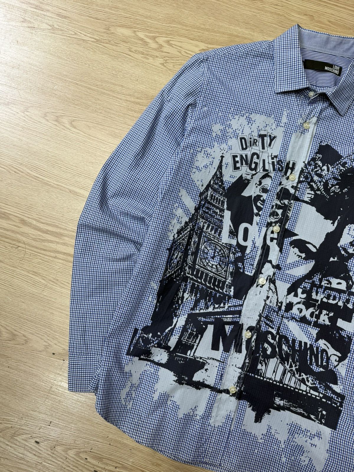 Moschino 90’s MOSCINO LOVE RARE LONDON CENTRAL LOGO Y2K VINTAGE SHIRT Size US M / EU 48-50 / 2 - 4 Thumbnail