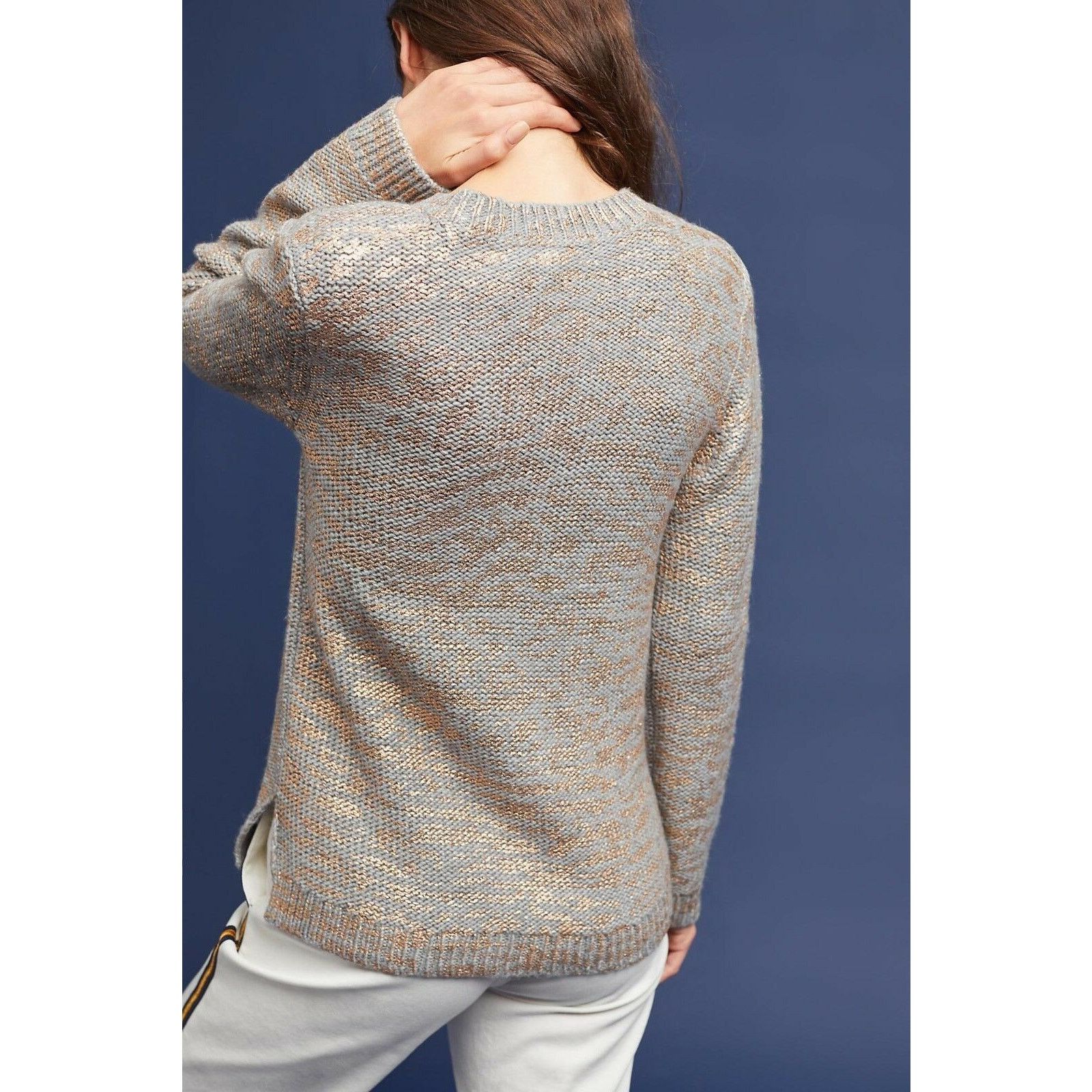 Anthropologie Anthropologie Maggie Pullover By Seen Worn Kept $198 Gray Size S / US 4 / IT 40 - 4 Thumbnail