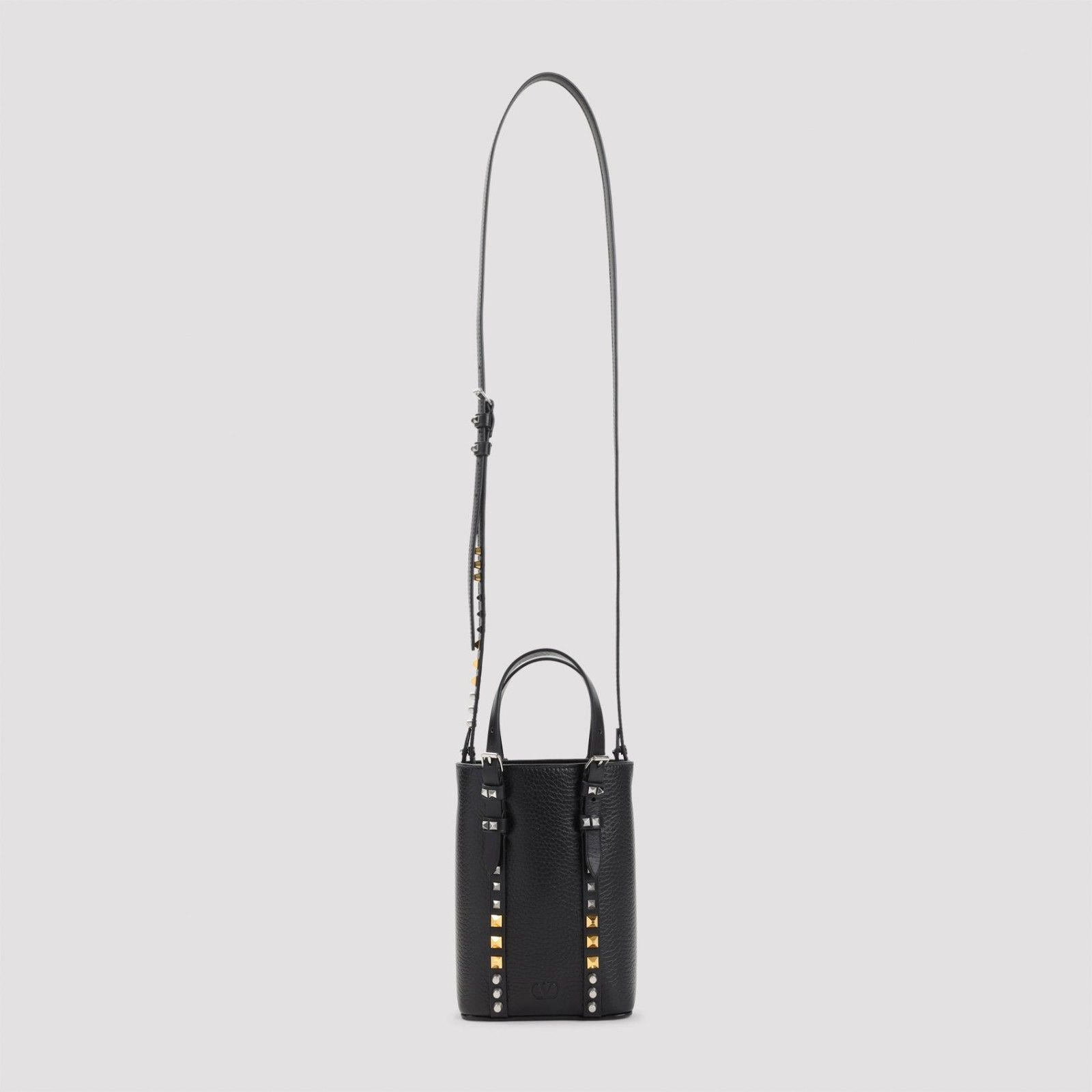 Valentino Garavani Mini Black Leather Bucket Bag New & Authe, Women's