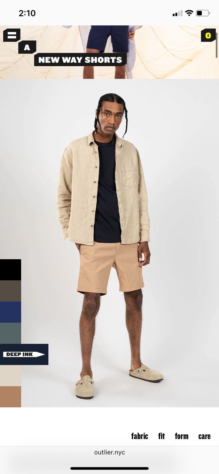 Outlier A New Way Archive Shorts Barely Worn Size US 31 - 1 Thumbnail