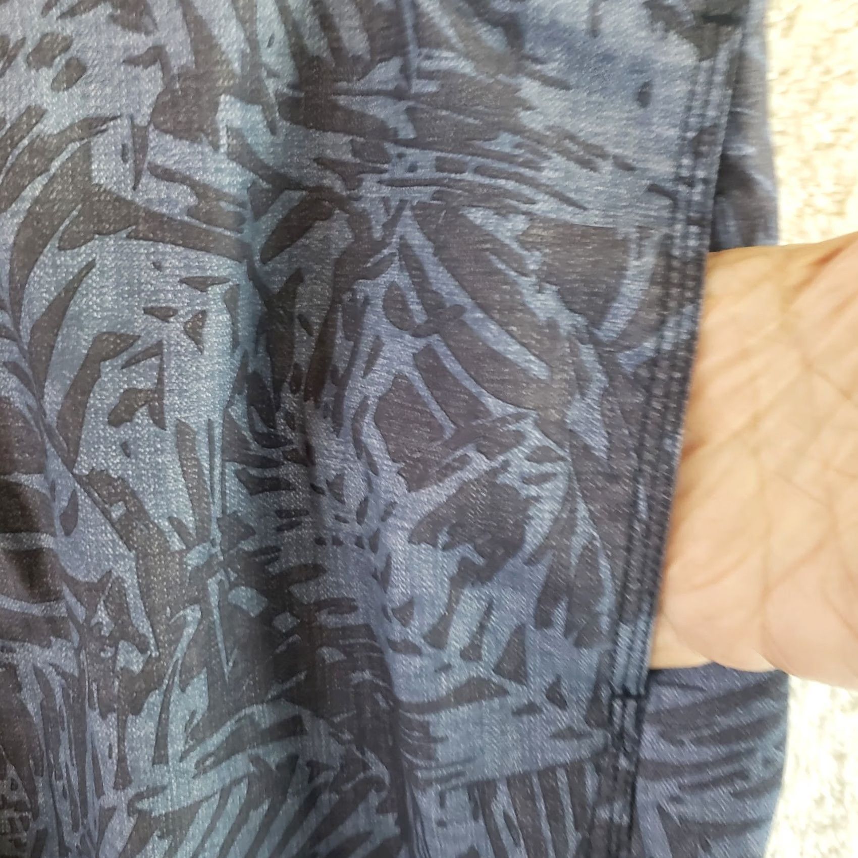 Speedo Speedo Shorts Mens L Blue Gray Swimming Trunks Foilage Pockets Swim Beach Size US 33 - 5 Thumbnail