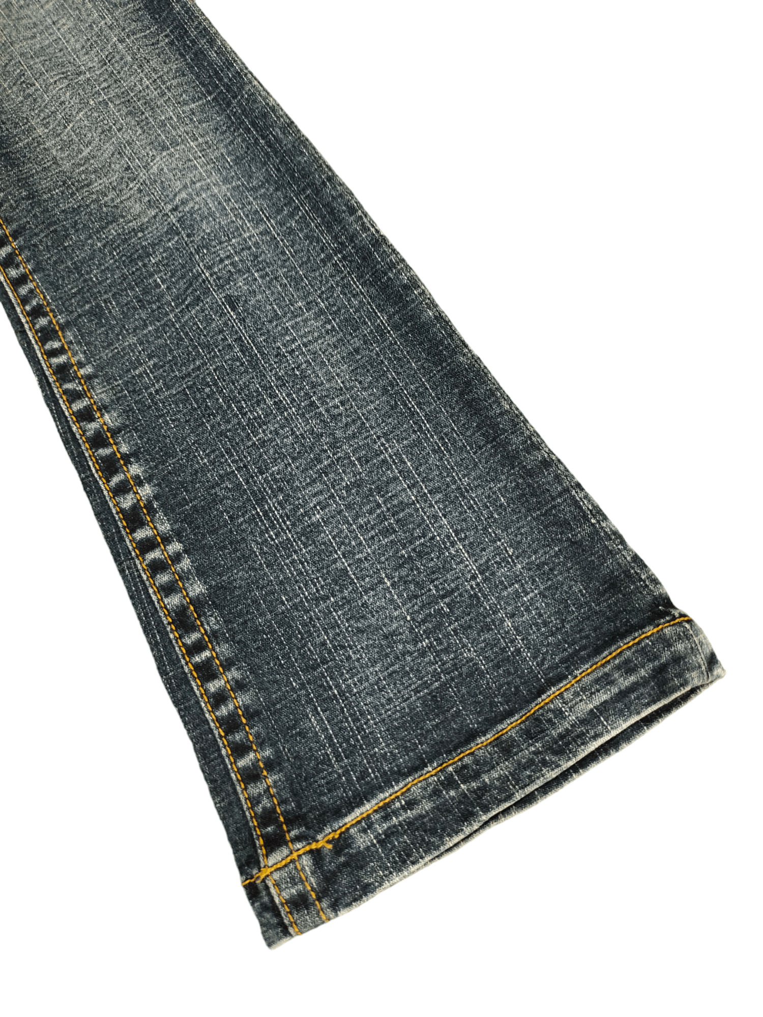 If Six Was Nine Flare Jeans Bcbg Distress Faded Low Rise Boot Cut Y2k Size US 27 - 17 Thumbnail