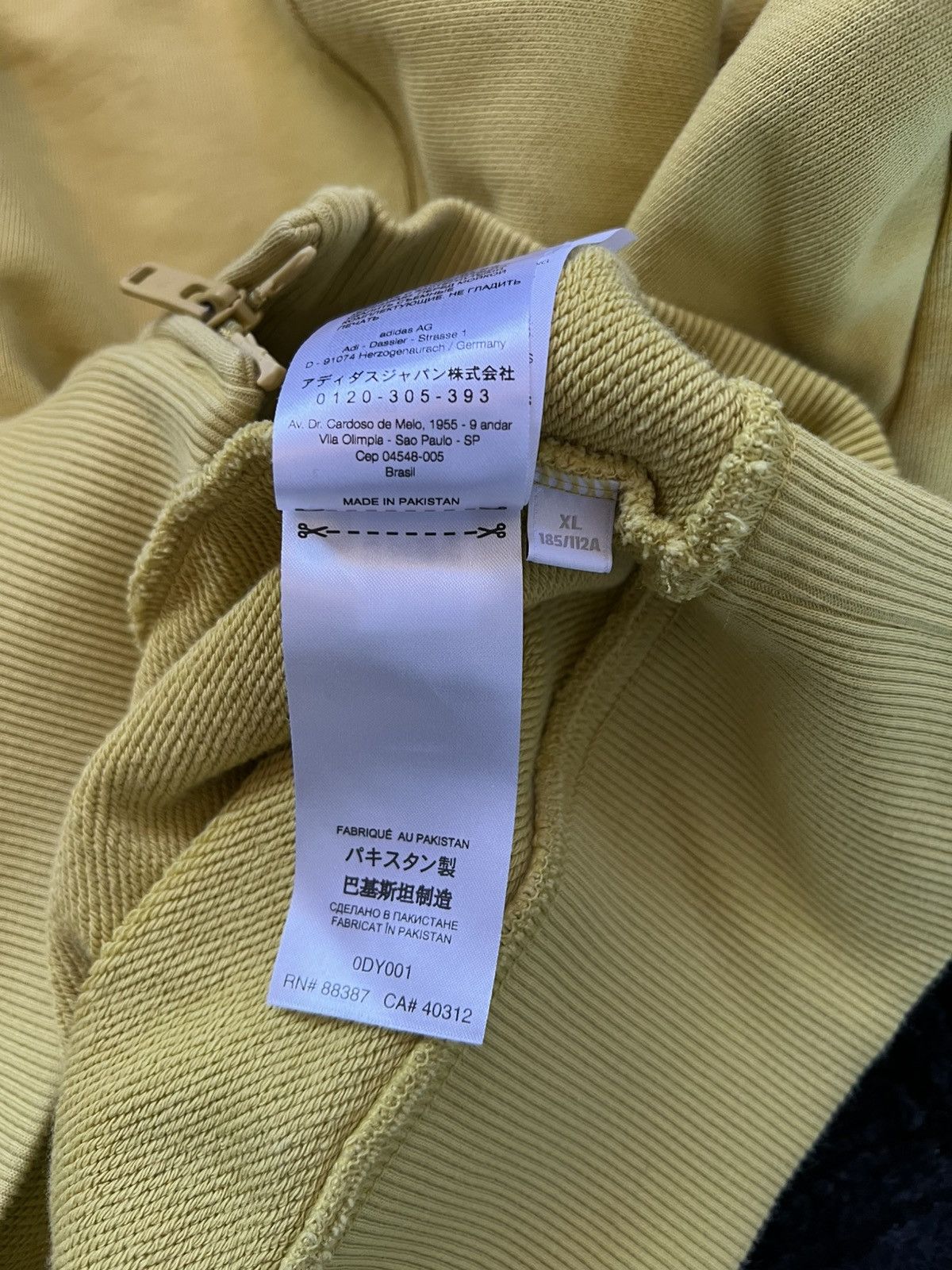 Y-3 Y-3 Plain Yellow Hoodie Size US XL / EU 56 / 4 - 8 Thumbnail