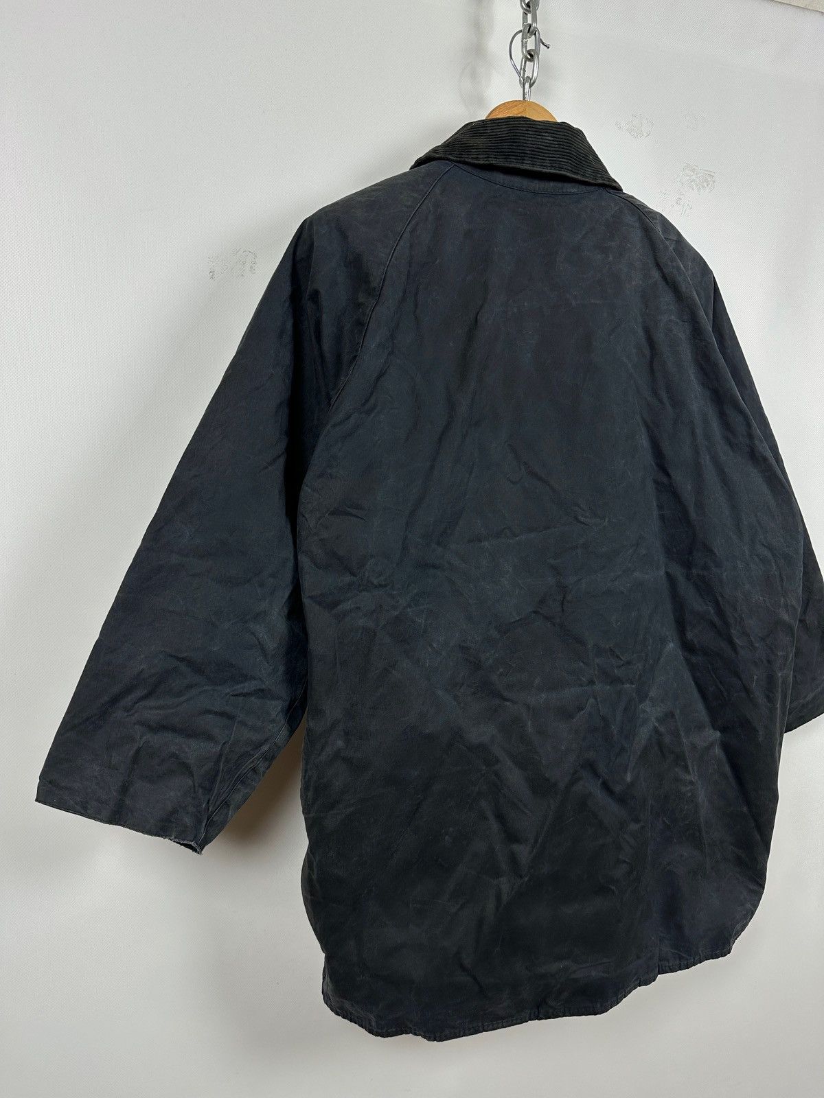 Barbour Vintage Barbour Beaufort Navy Waxed Jacket/Warm Pile Lining Size US L / EU 52-54 / 3 - 18 Thumbnail