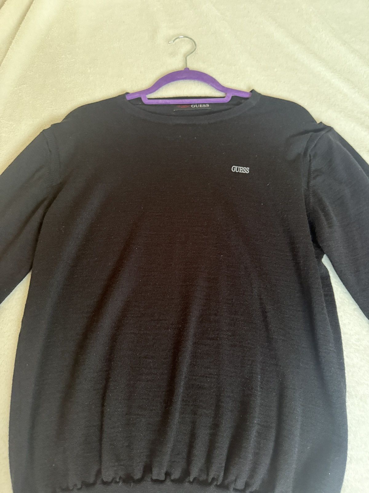 Guess Black long sleeve shirt Size US L / EU 52-54 / 3 - 4 Thumbnail