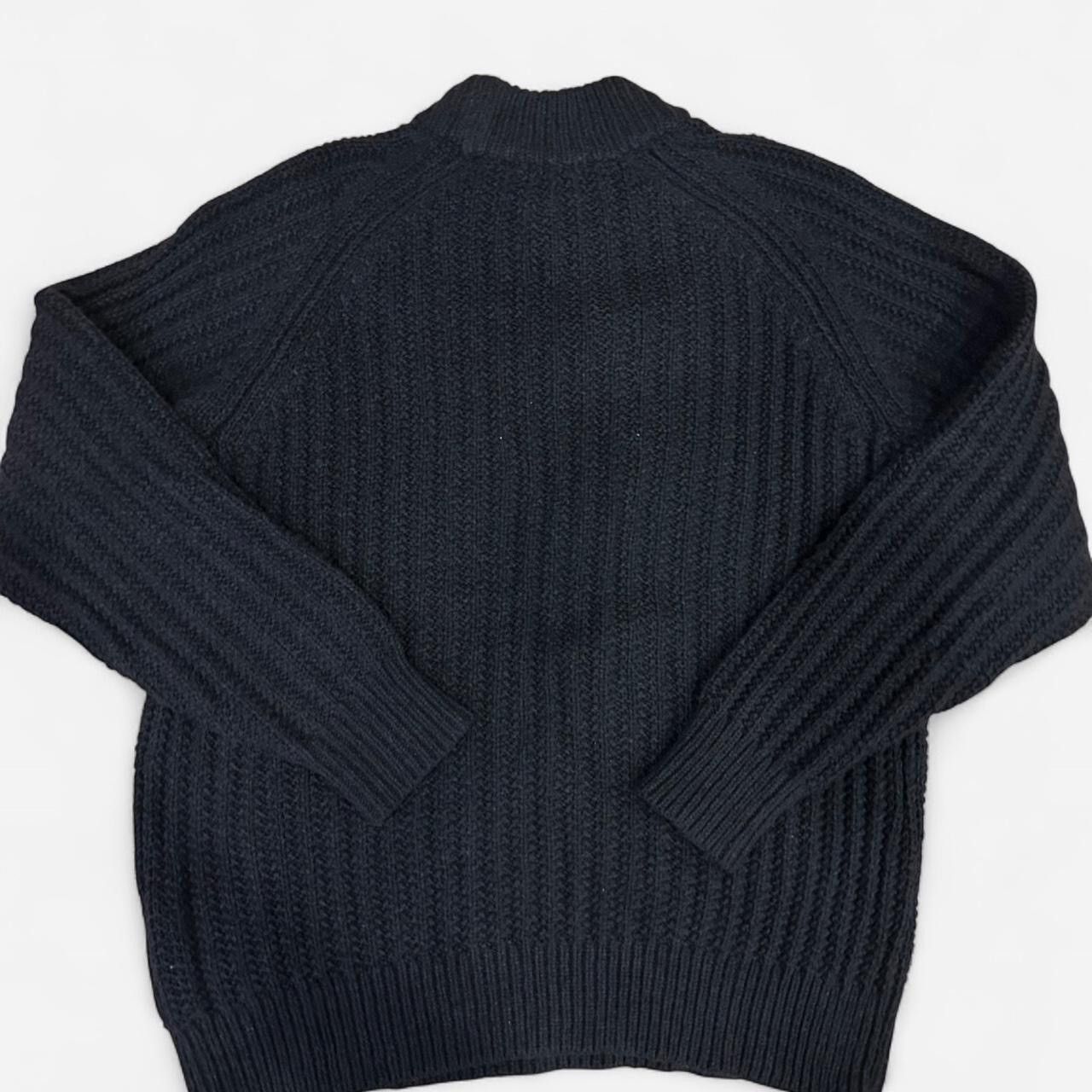Uniqlo Uniqlo Black Cable Knit Sweater Size US M / EU 48-50 / 2 - 3 Thumbnail