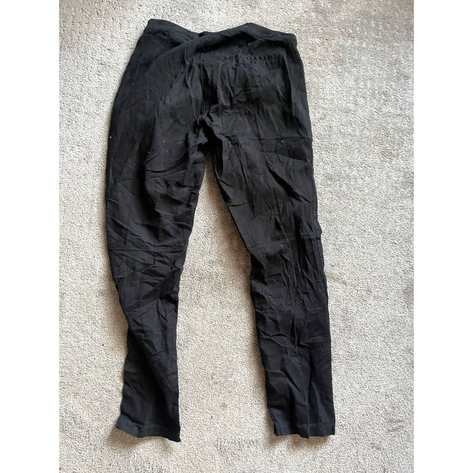 H&M Vintage H&M Women's Dress Pants Ankle Style Skinny Fit Black Business Casual Pull On Side Zip Size 12 Size 34" / US 12 / IT 48 - 3 Thumbnail