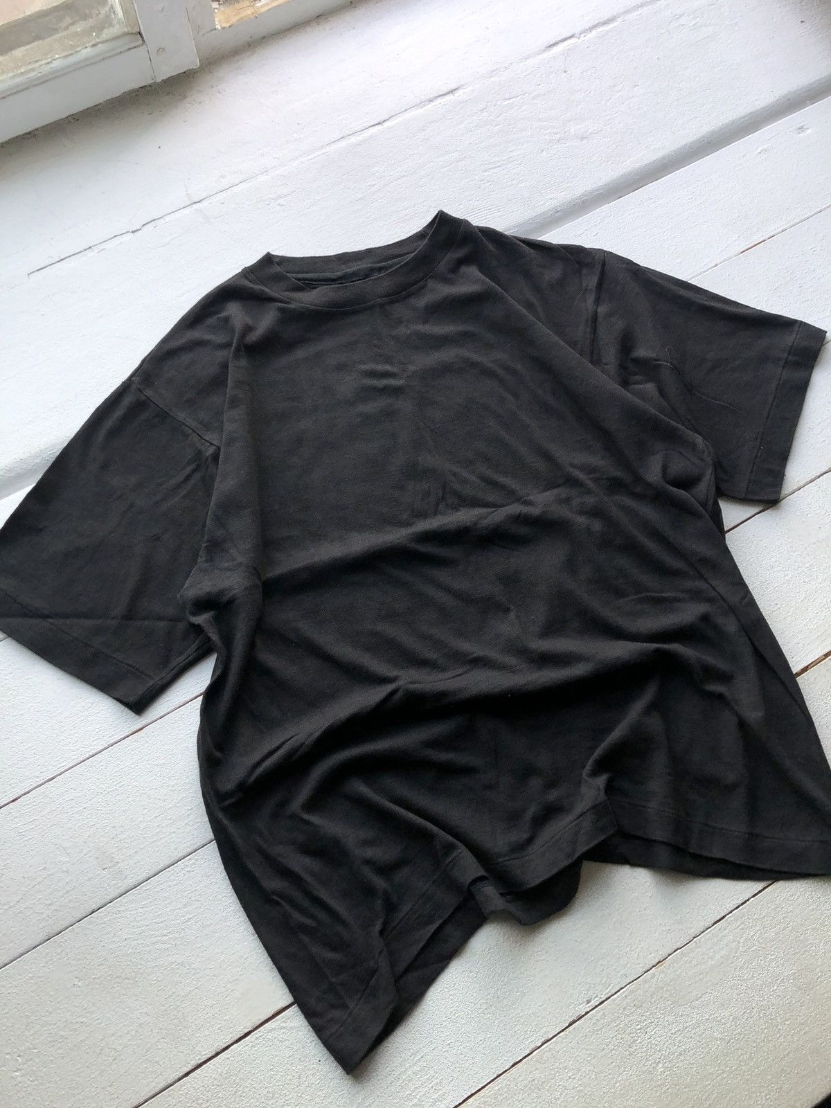 Japanese Brand × Vintage Vintage 80s Japanese Style Faded Blank Tee shirt Y2K rare Size US S / EU 44-46 / 1 - 1 Thumbnail
