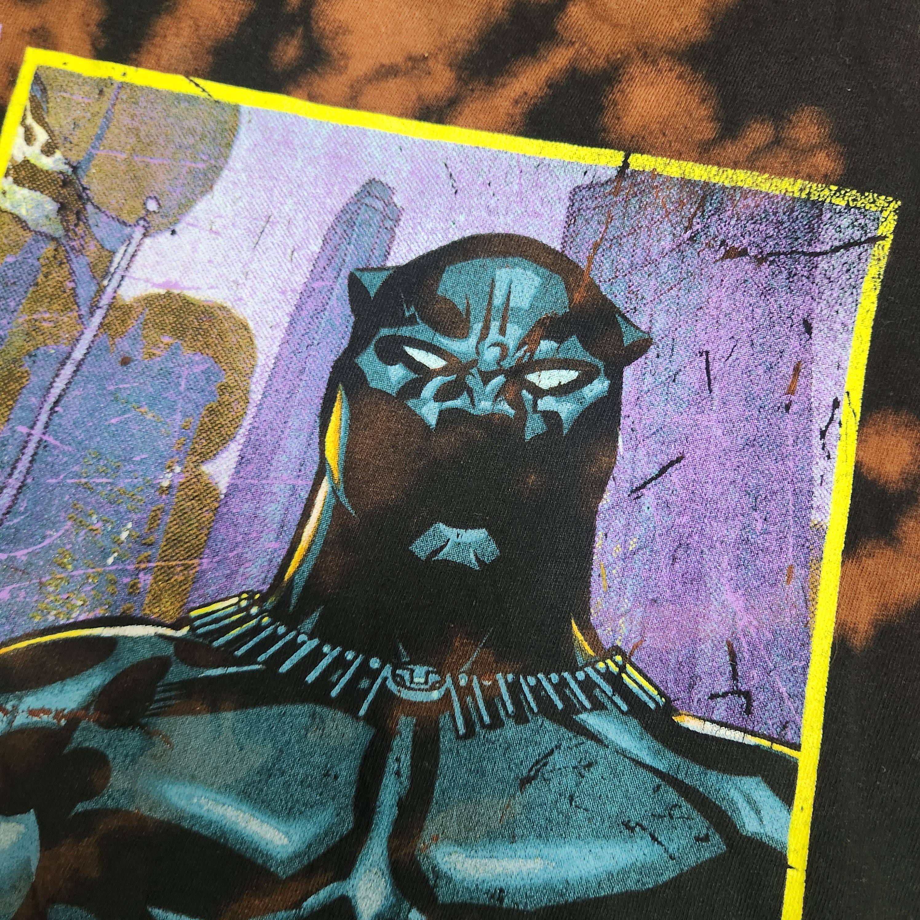 Cartoon Network × Marvel Comics Mad Engine Black Panter Marvel Comic Tye Dye Size US M / EU 48-50 / 2 - 5 Thumbnail
