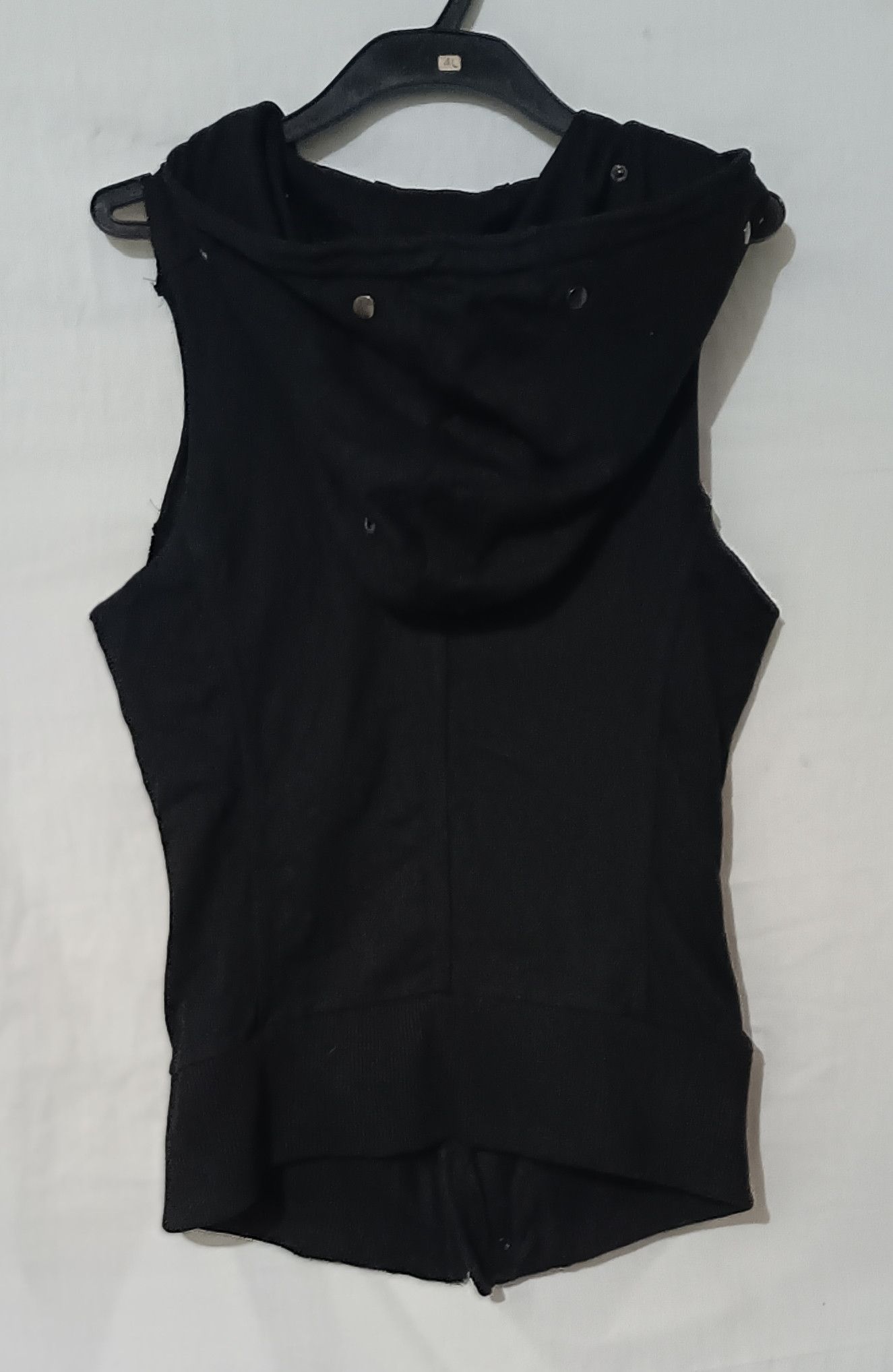 トップス FUGA Coating Bono Style Vest Hoodie 14th Addiction × If Six Was Nine × Japanese Brand Fuga Bono