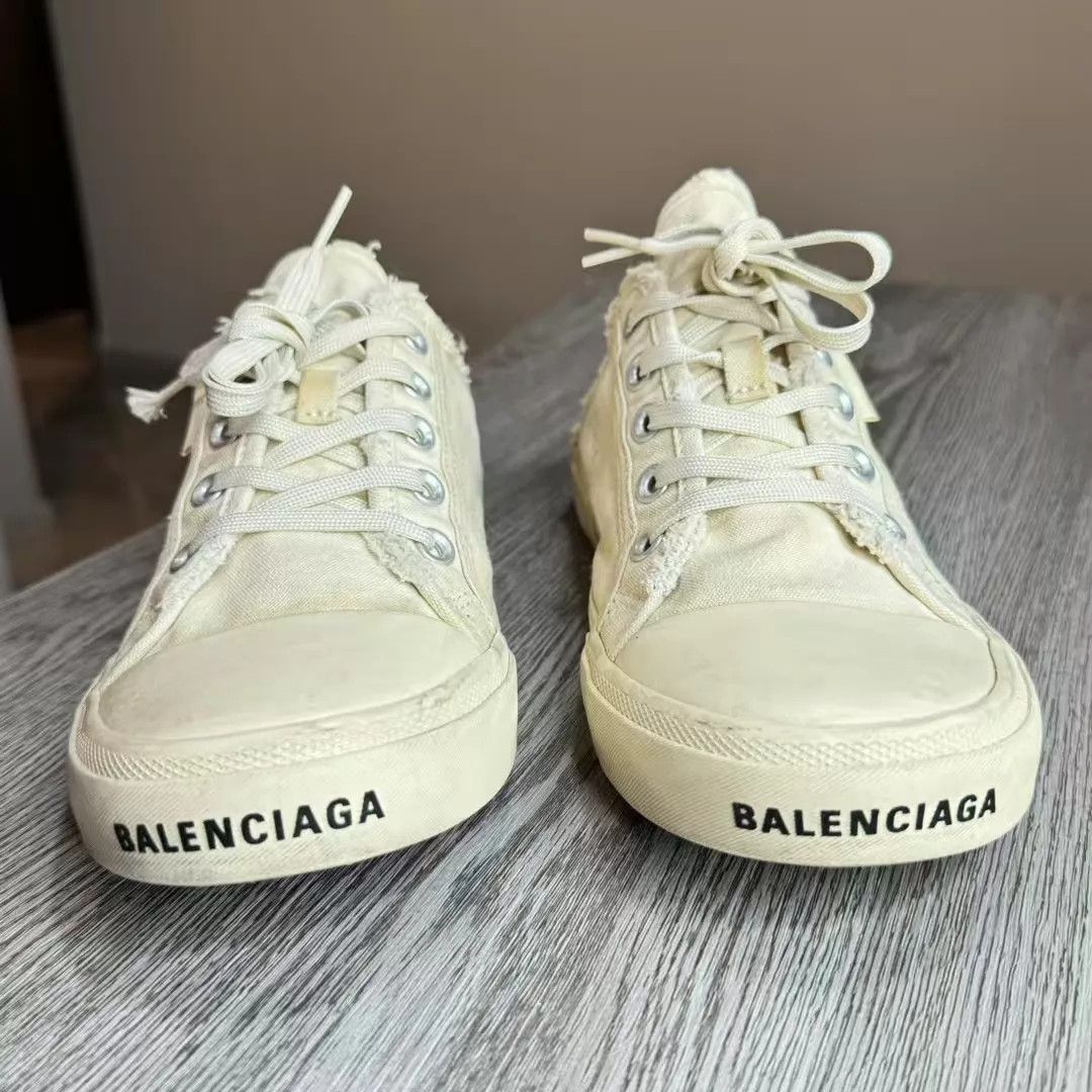 Balenciaga Balenciaga Paris Distressed Mule 41 899 EXCELLENT Size US 8 / EU 41 - 2 Thumbnail