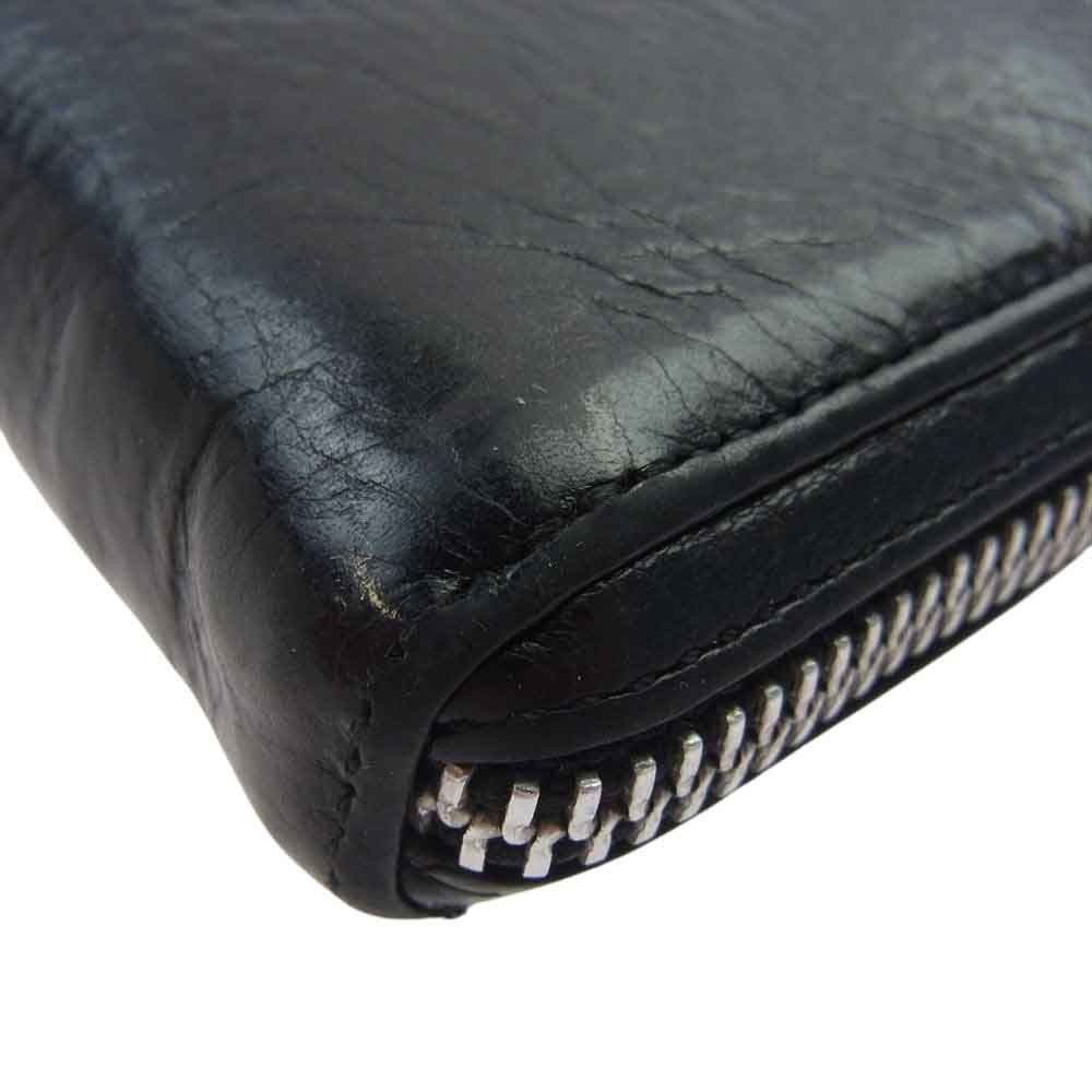 Chrome Hearts REC F Zip Filigree Plus Dagger Zip Leather Wallet ...
