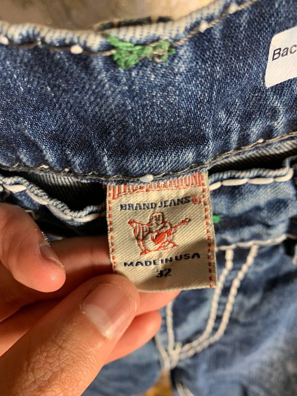 True Religion Vintage True Religion Denim Jeans Casual Japan Style Y2K 90s Size US 32 / EU 48 - 5 Thumbnail